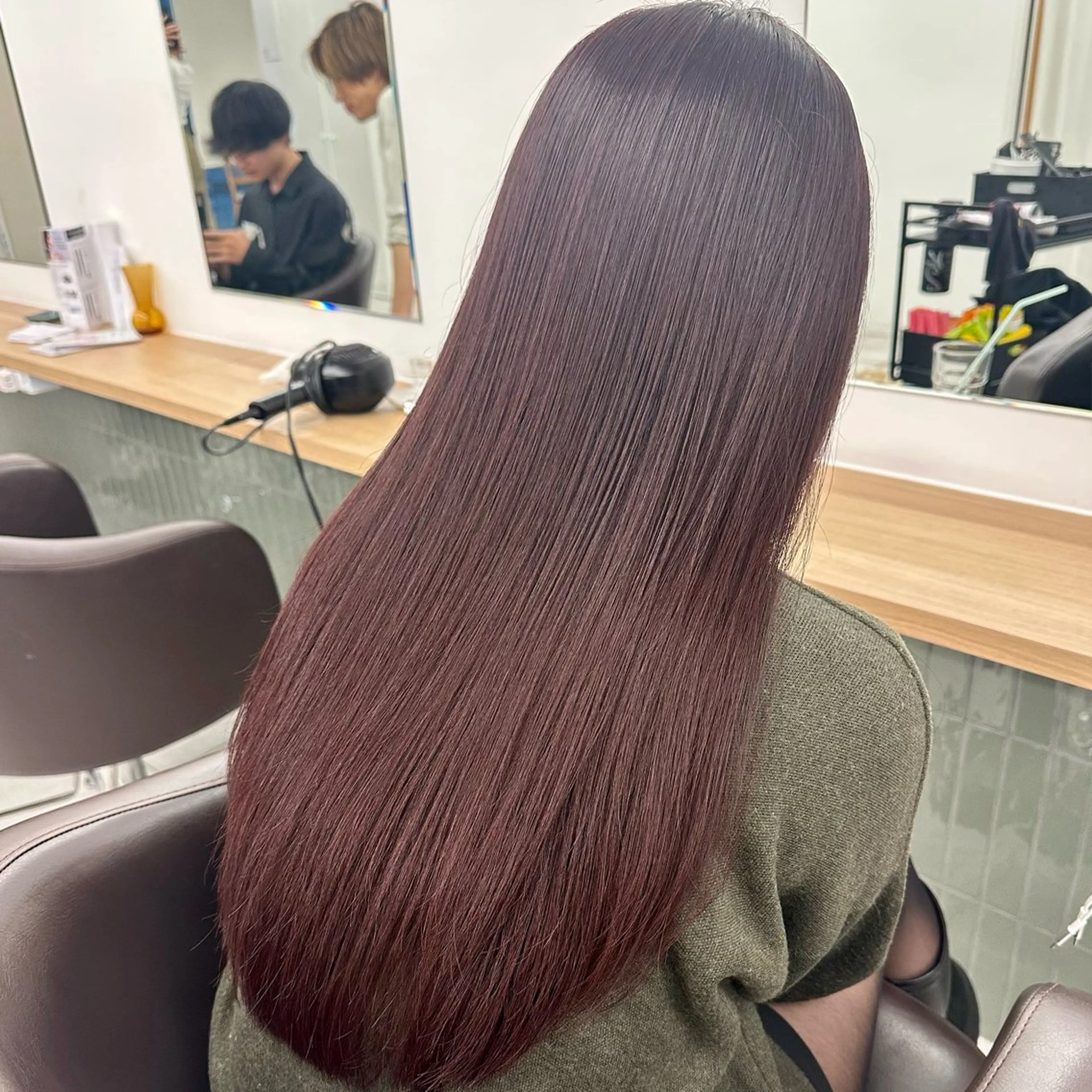 ロング カラー カット ヘアカラー トリートメント ブリーチなし/レイヤ ー特化🌈Tommyのヘアスタイル