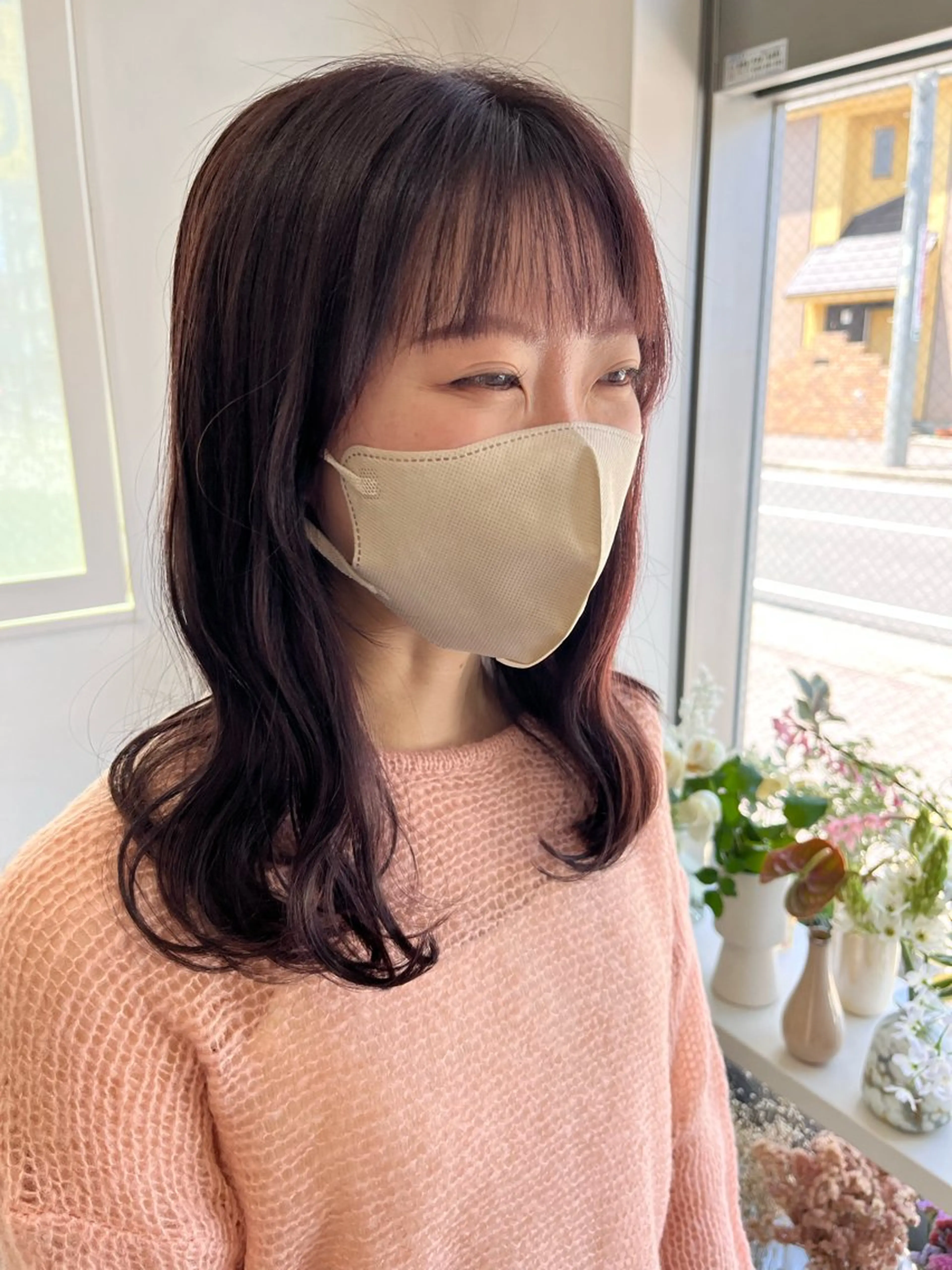 ミディアム カラー 暖色カラー/ ヘアセット🌛櫻井舞のヘアスタイル