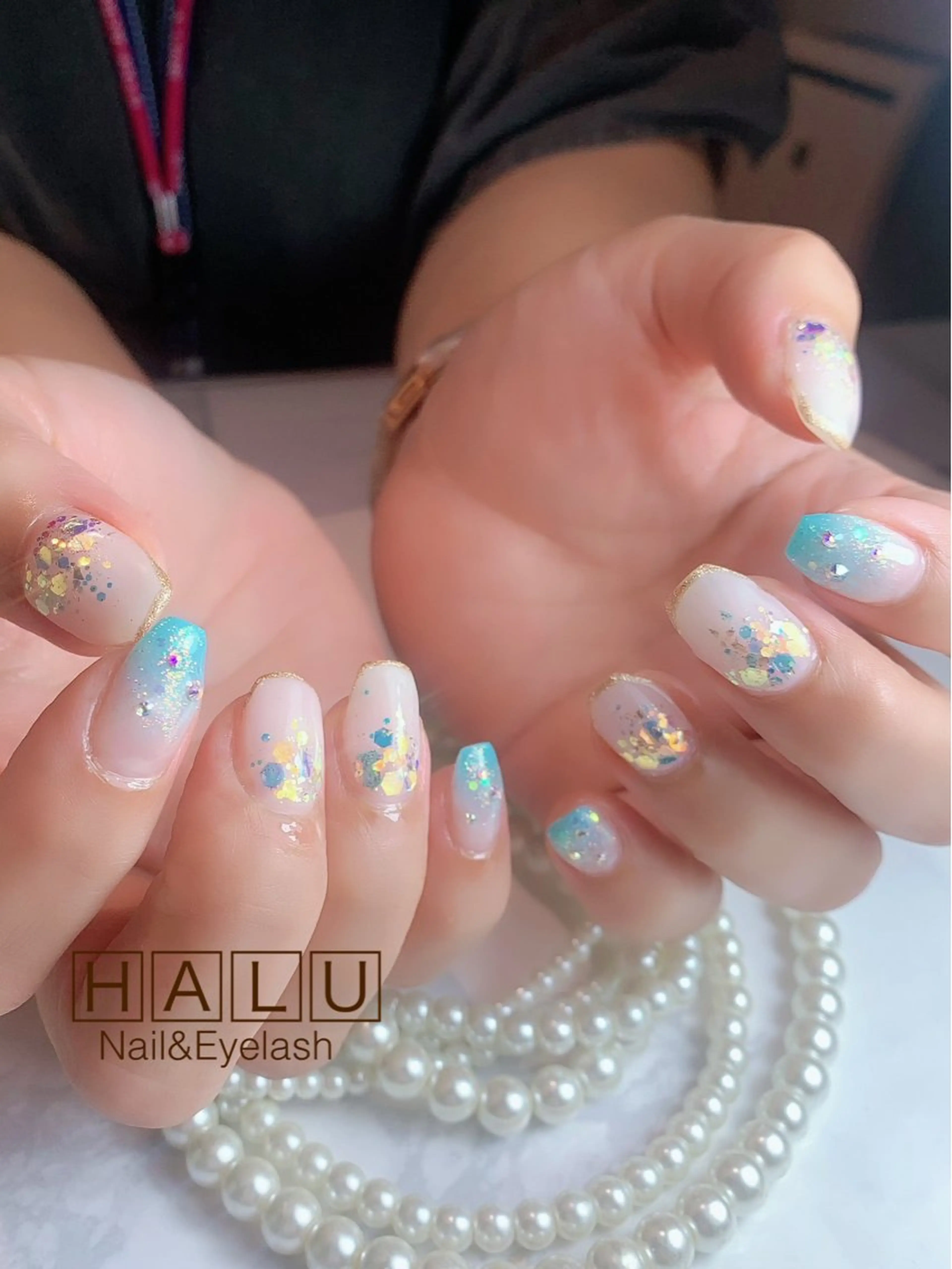 ネイル キラキラネイル HALU ハルのネイルデザイン