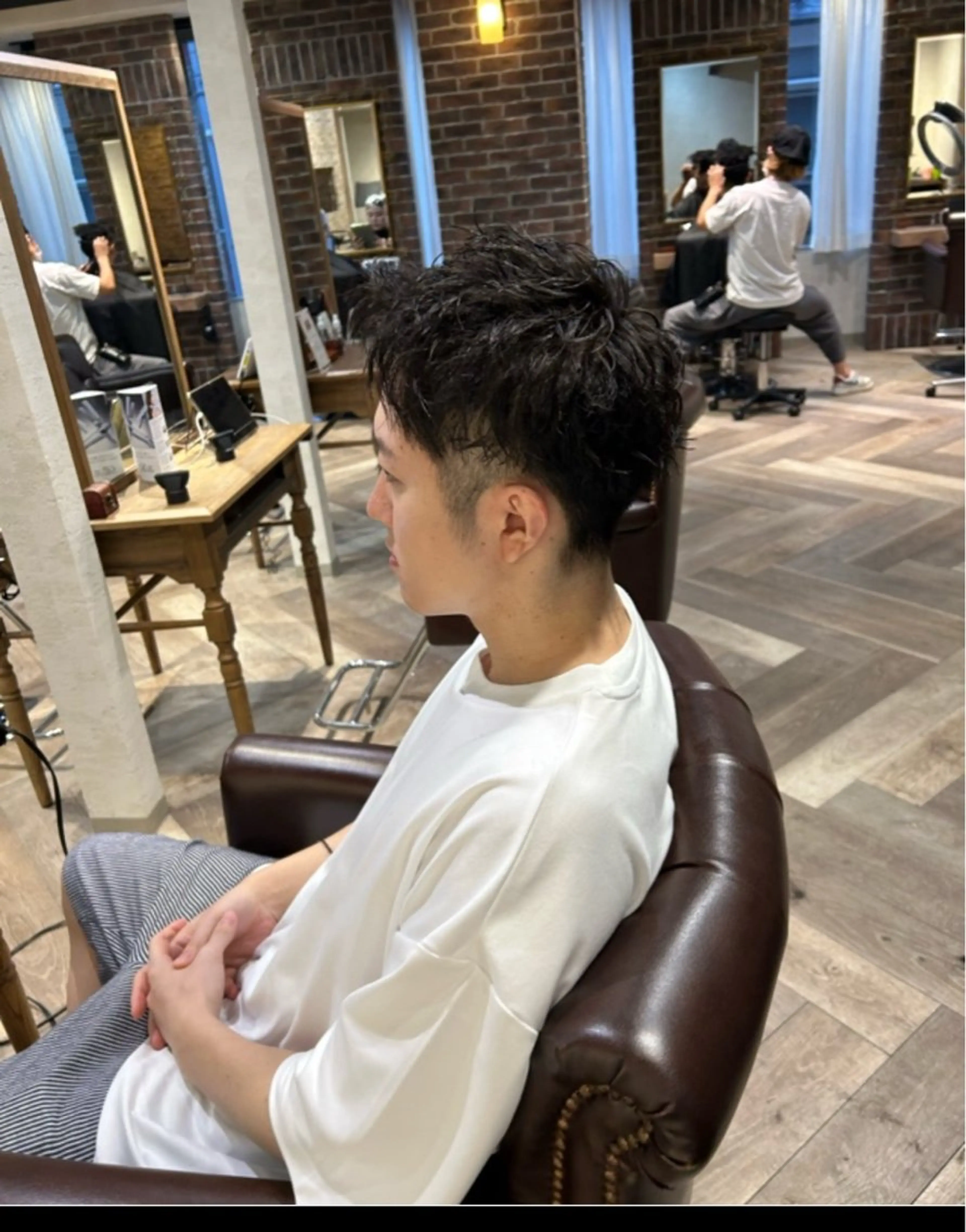 ショート パーマ メンズ 三木耀介 藤沢美容室のヘアスタイル