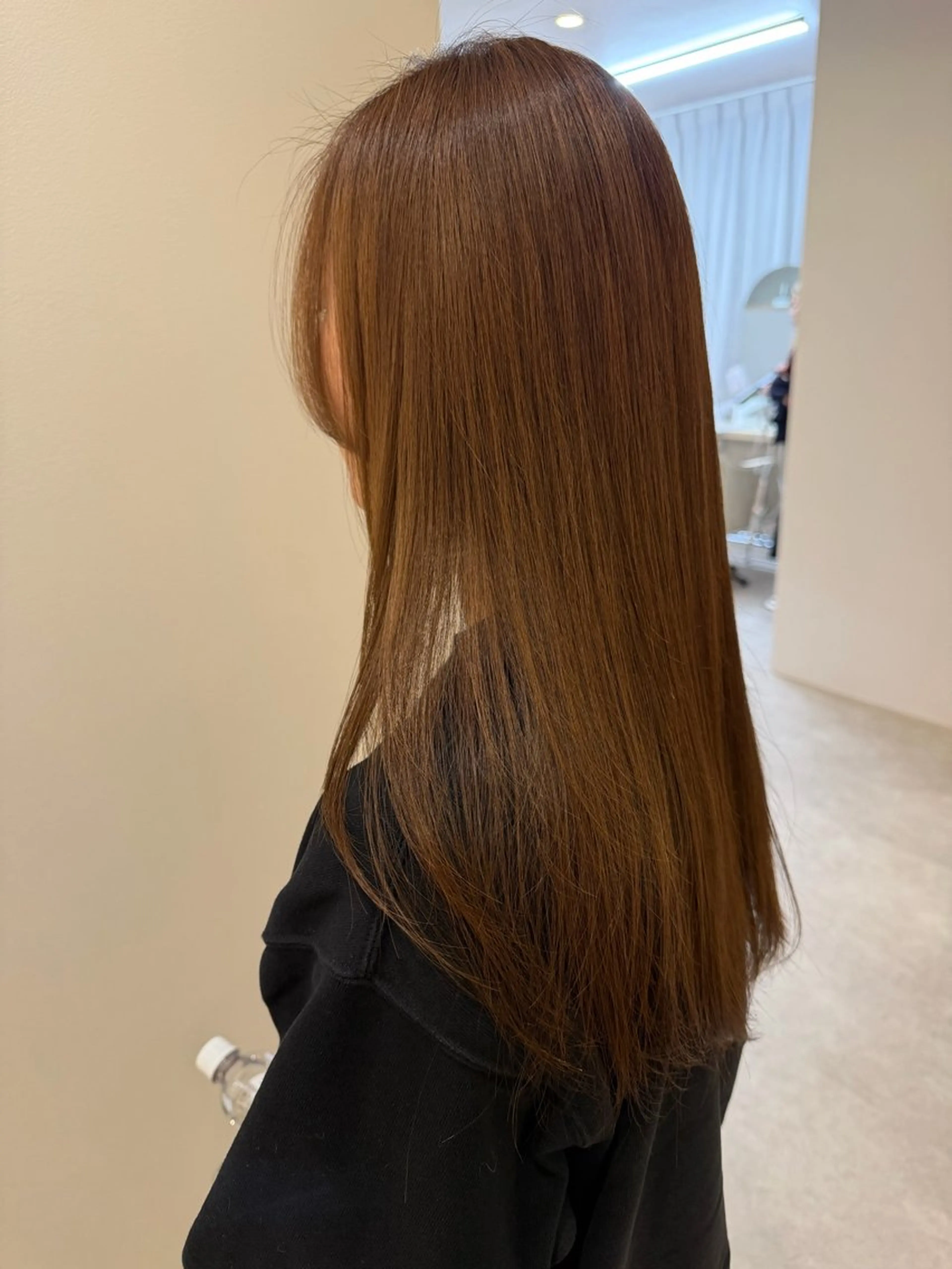 ロング カット ヘアカラー トリートメント ともか/美髪透明感 カラー/顔周りカットのヘアスタイル