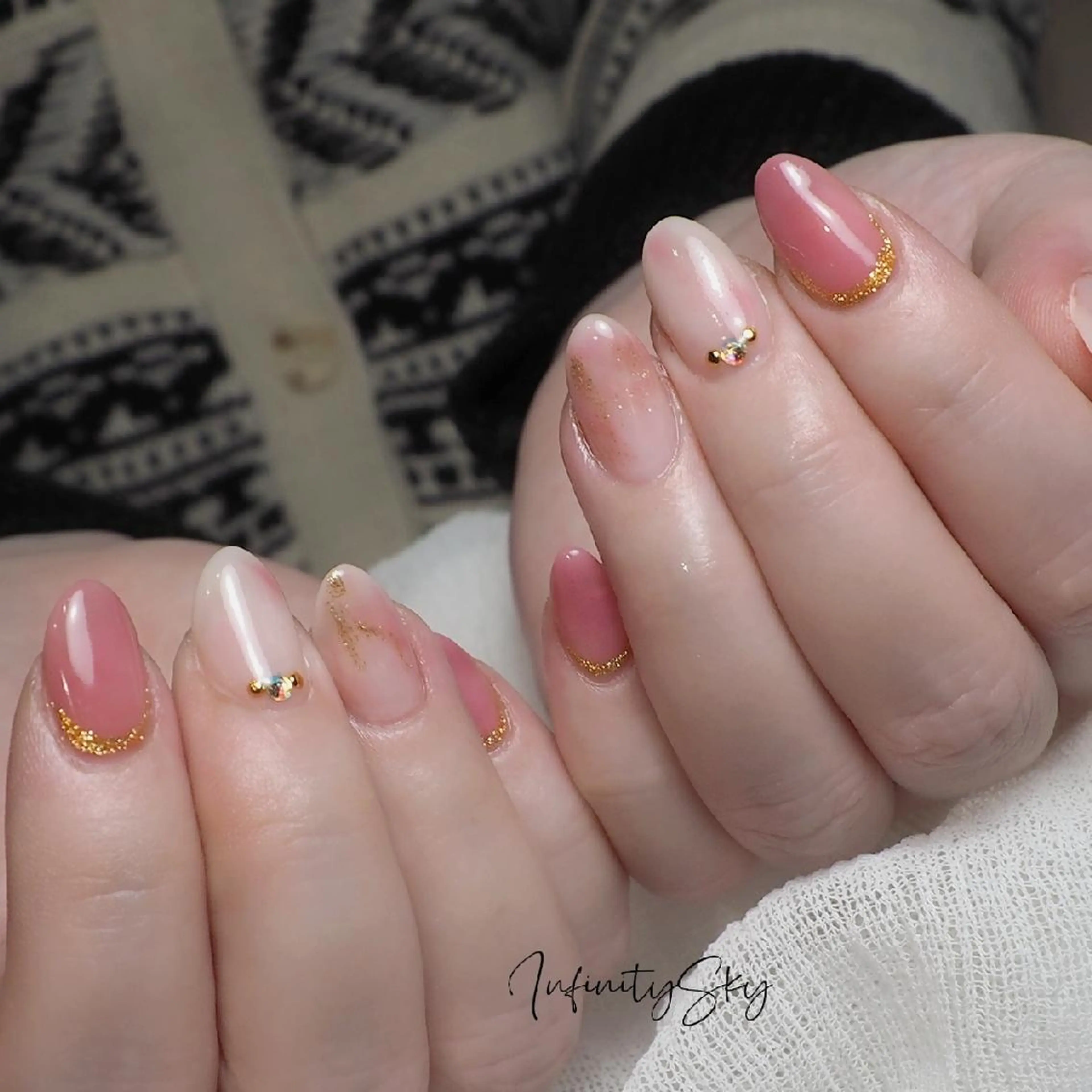 ネイル infinity skyのネイルデザイン