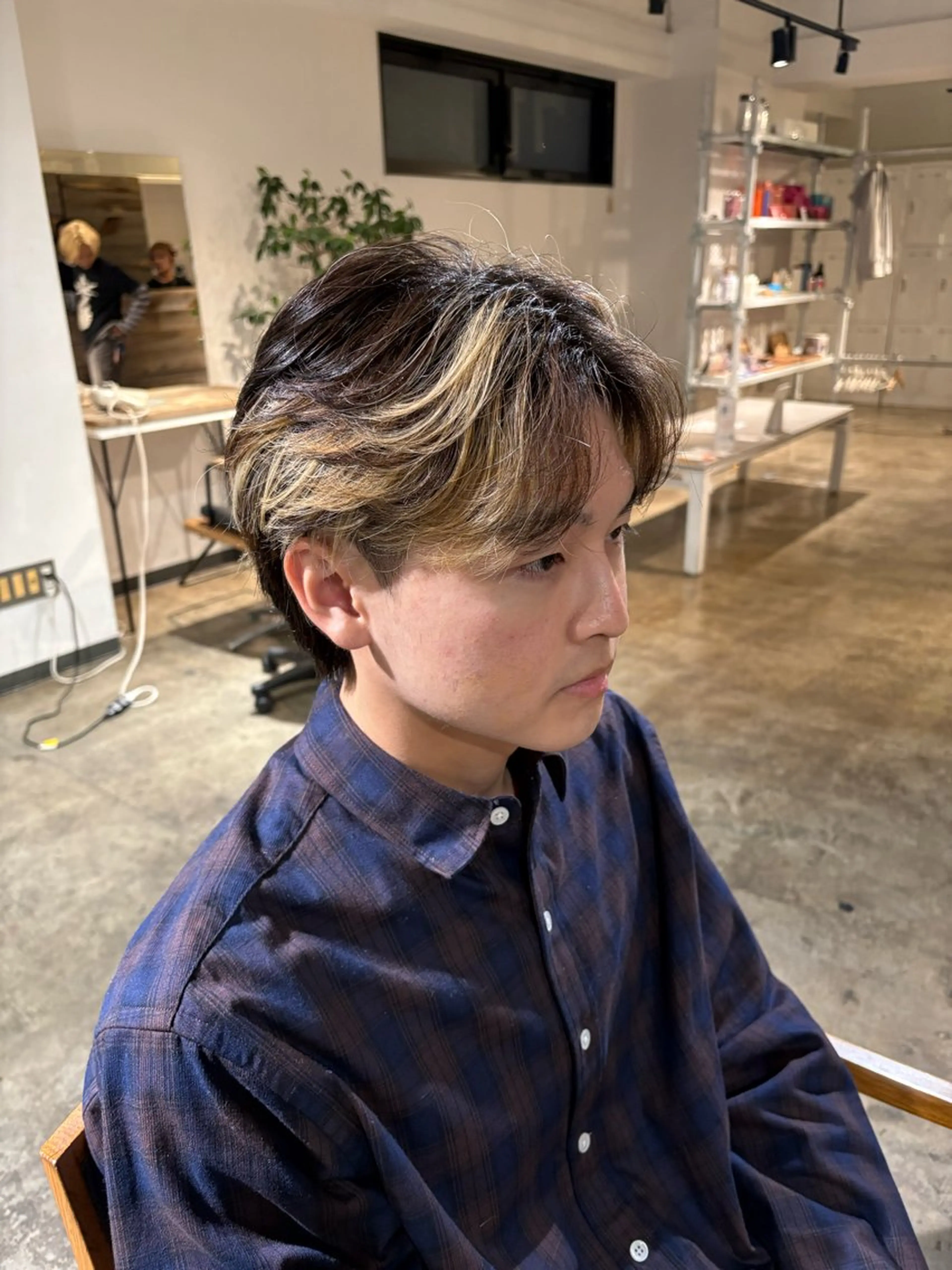 ショート パーマ メンズ become men's hair 名駅店所属・名駅/フェザーパーマ 韓国ヘア/森岡のヘアスタイル