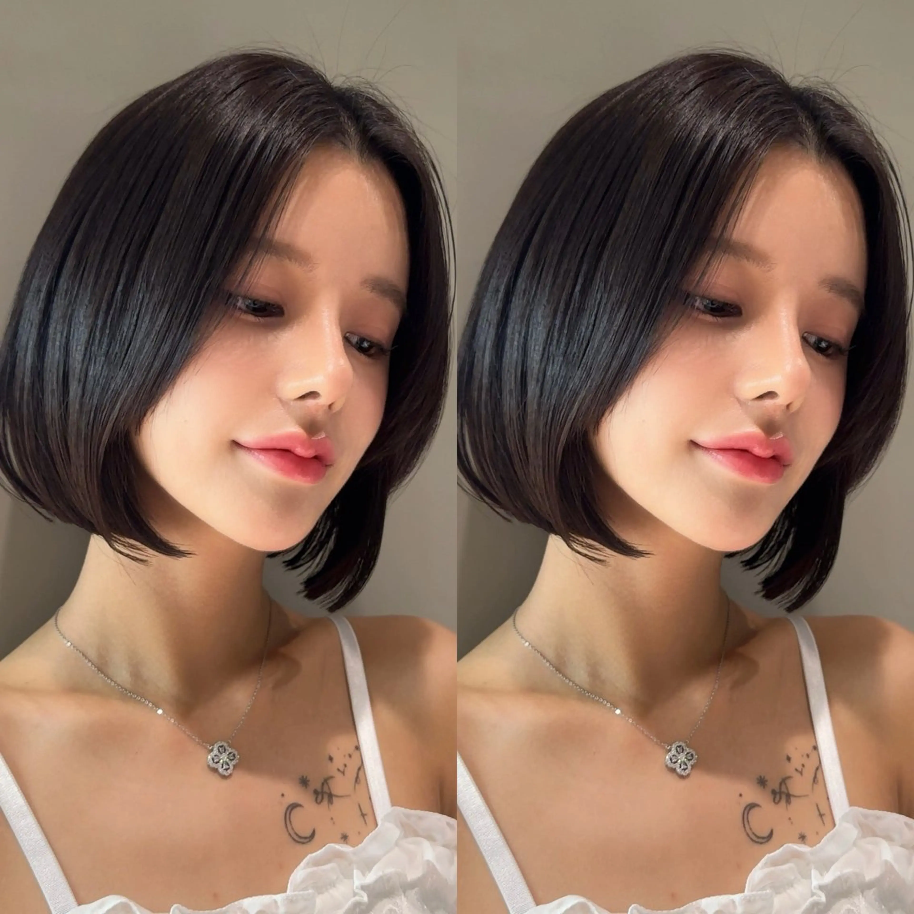 ミディアム カット ヘアカラー 縮毛矯正 トリートメント ✨髪質改善特化✨副 店長椎葉信乃介のヘアスタイル