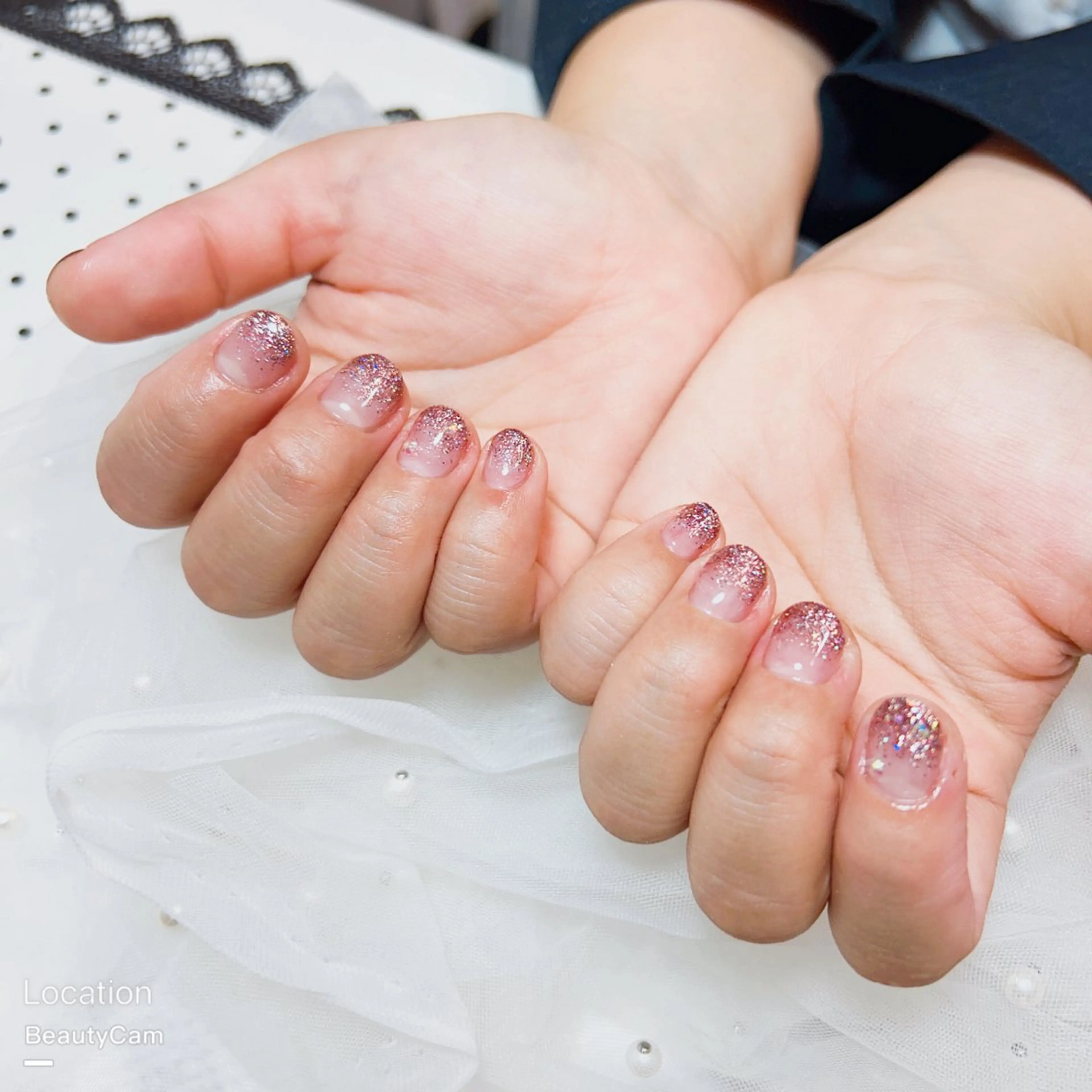 ネイル ラメ(グリッター) ラメグラデーション KaYa nailsaloneのネイルデザイン