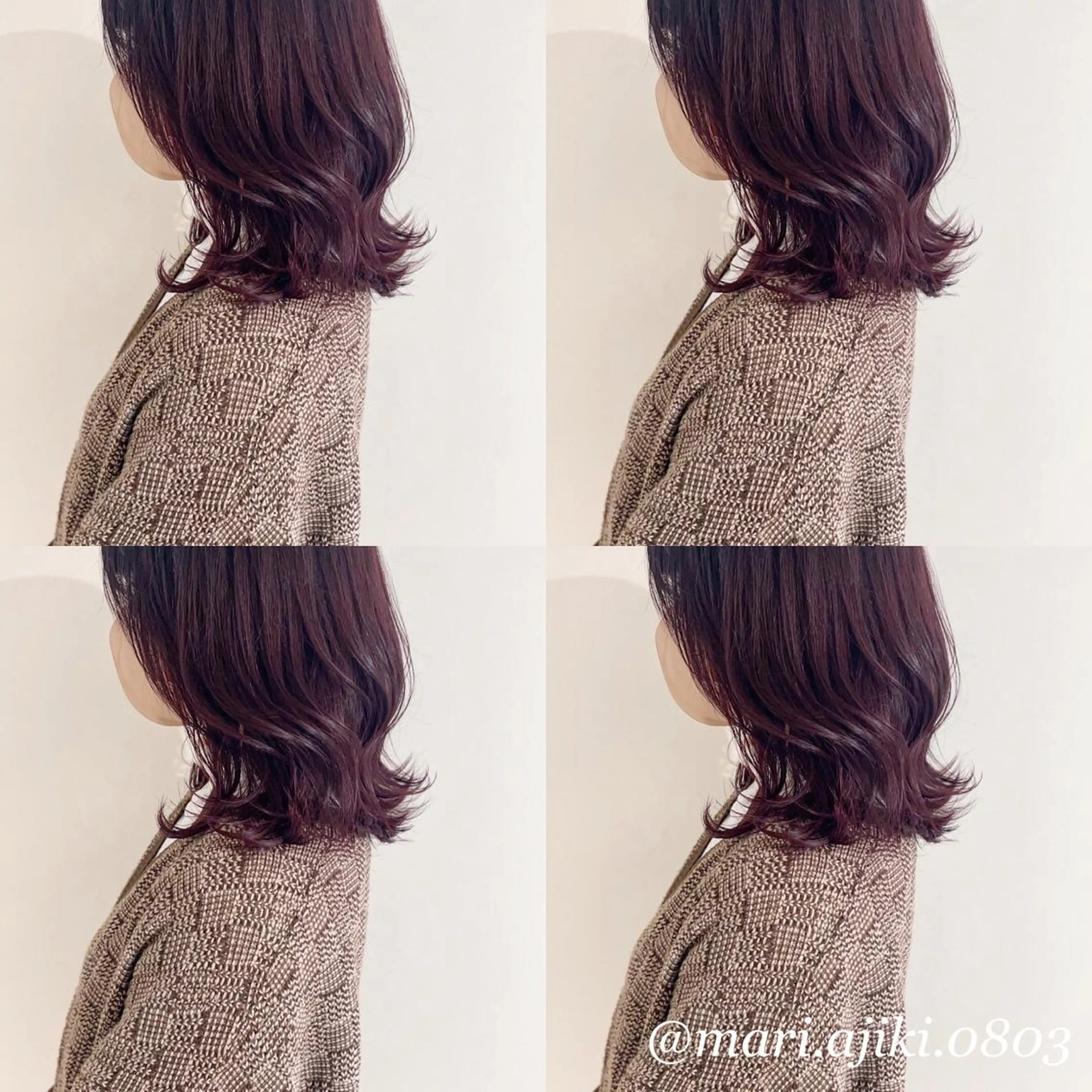 セミロング private salon  sill所属・🫧ツヤ髪個室美容室 安食茉莉🫧のヘアスタイル