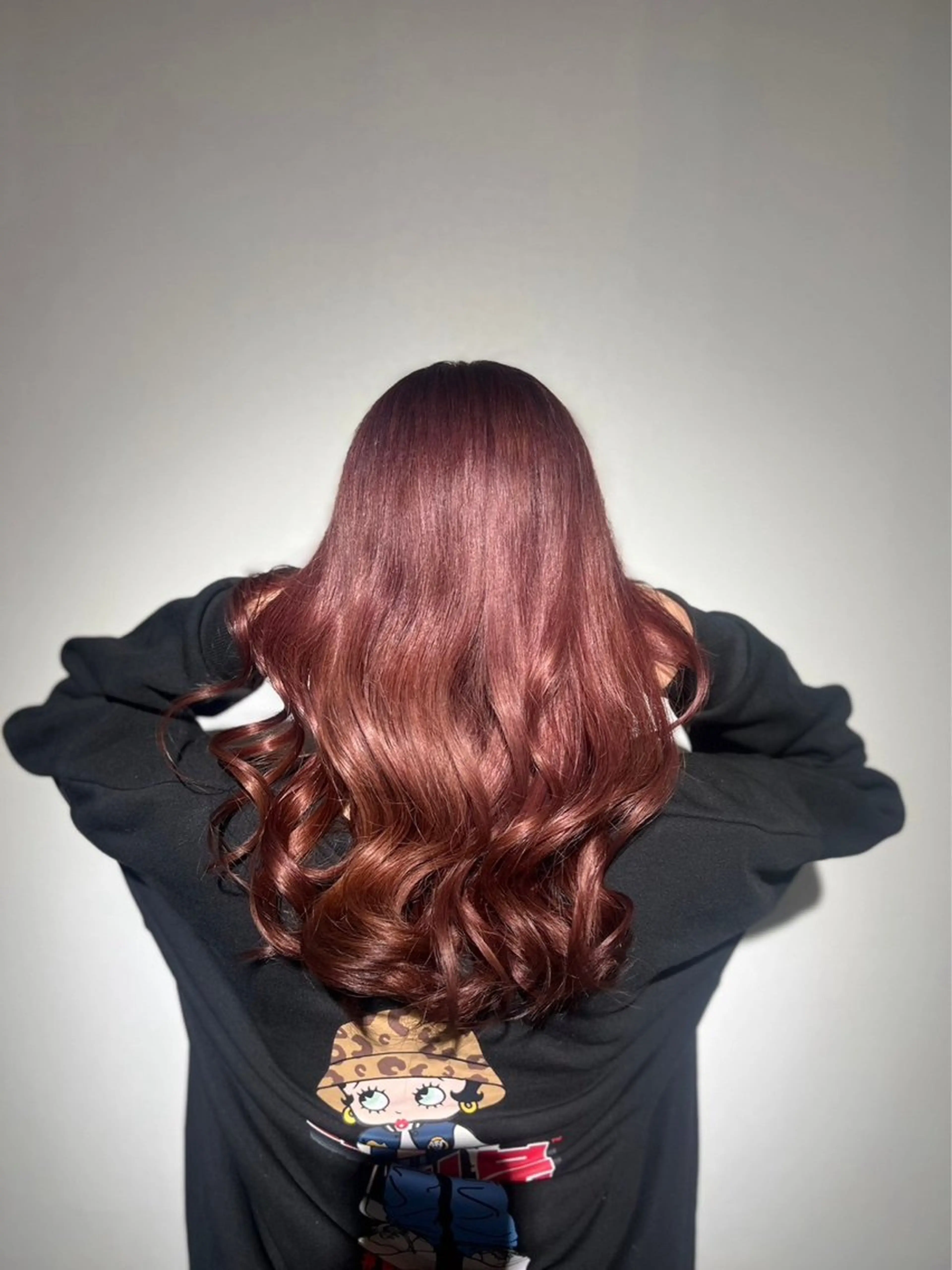 ロング カラー 篠原 侑作のヘアスタイル