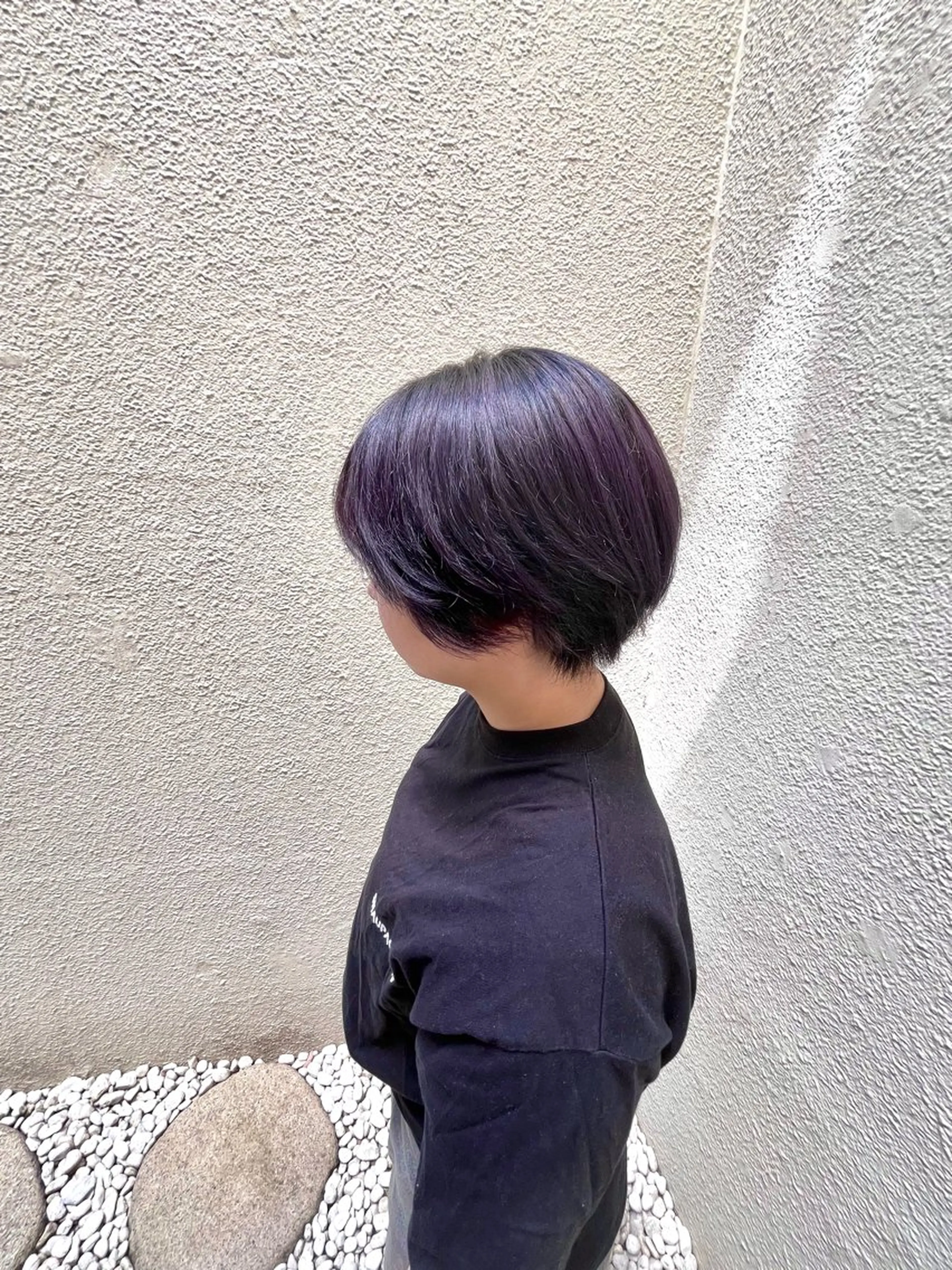 カラー ブリーチ ラベンダーカラー ヘアカラー FERIA池田 神原萌花のヘアスタイル