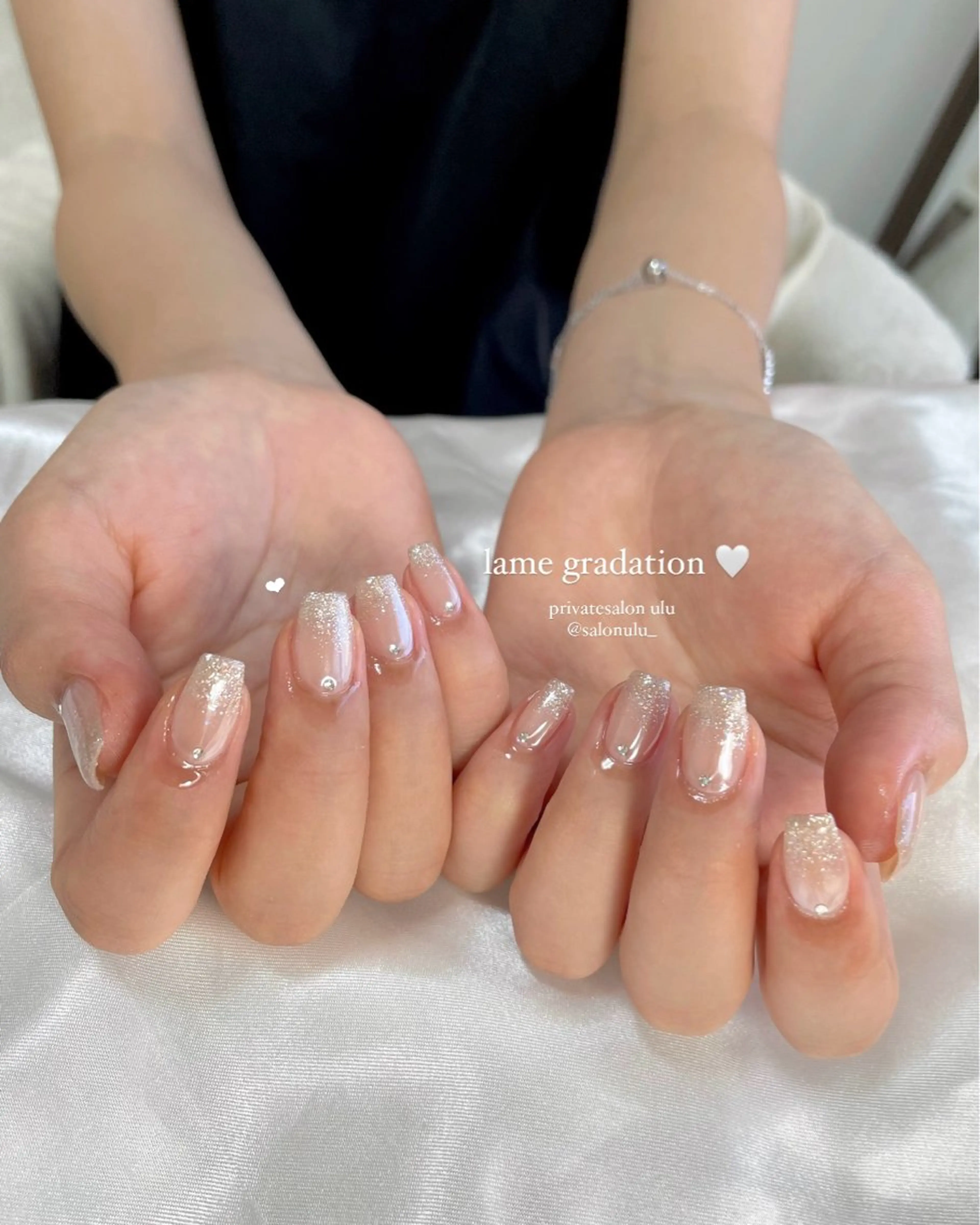 ネイル オーロラネイル ハンドネイル private salon uluのネイルデザイン