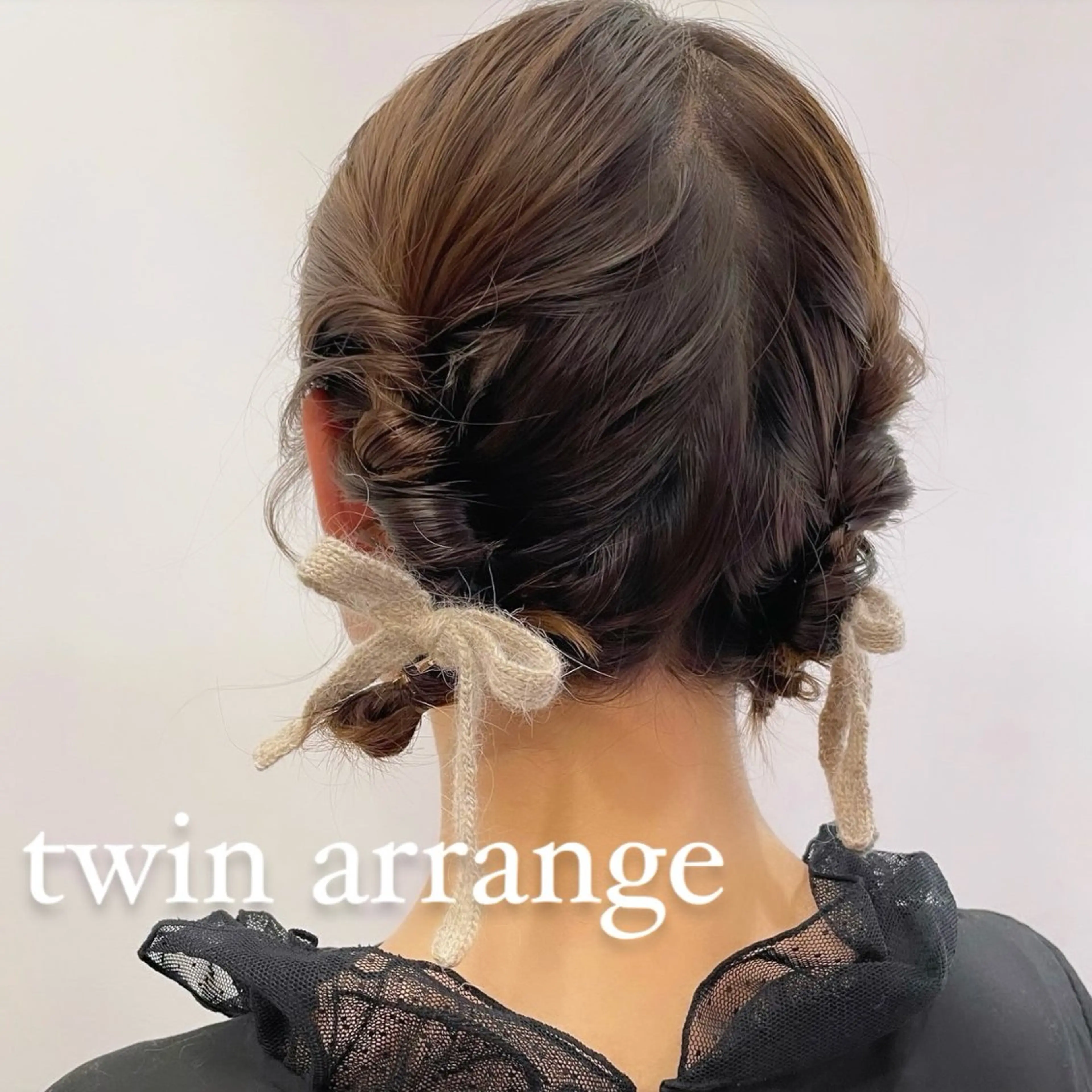 セミロング ヘアアレンジ 結婚式・ブライダル セミロングパーマ ヘアセット ボブパーマ ♡ヨシカワハナコのヘアスタイル