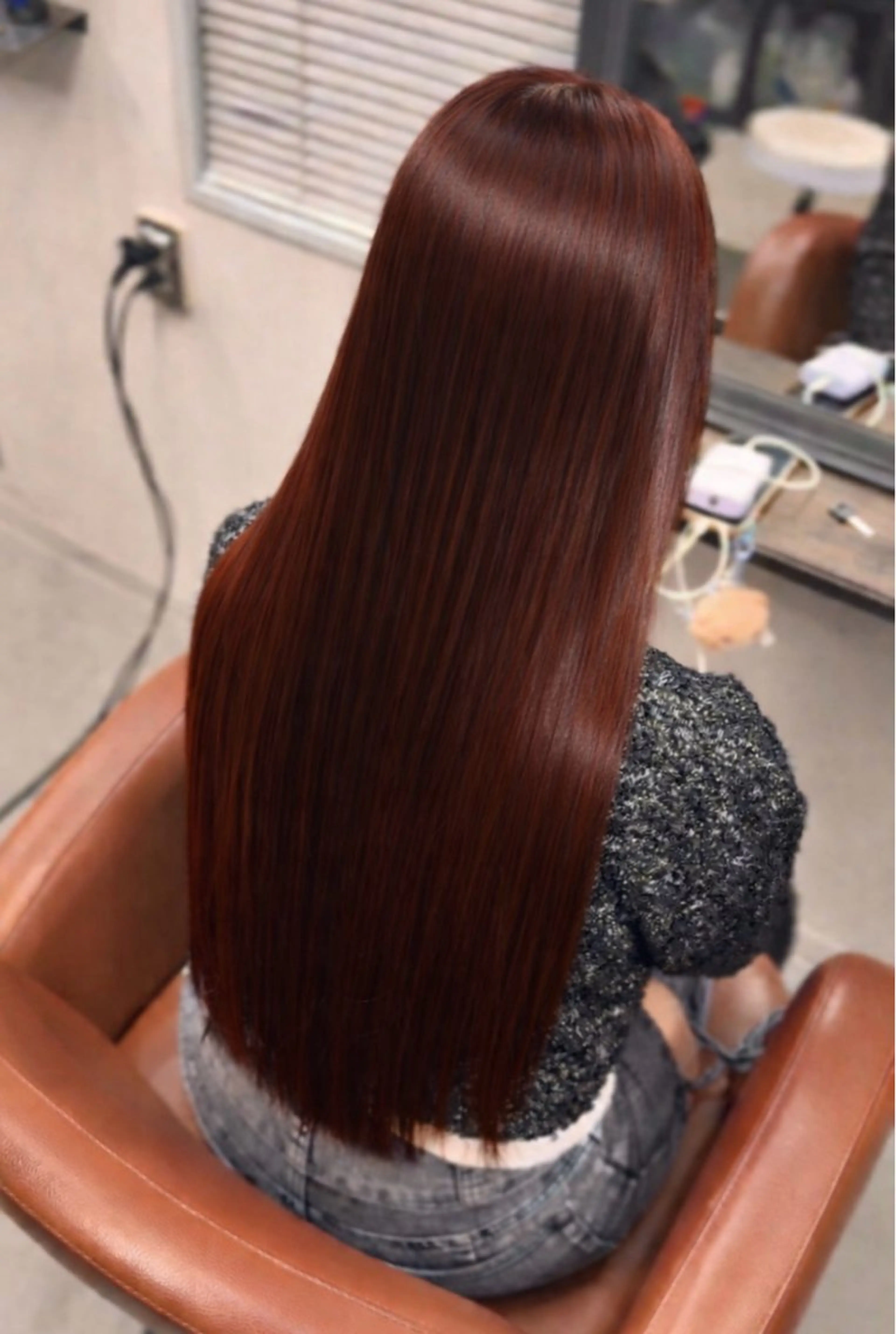 ロング カラー カット ヘアカラー 縮毛矯正 トリートメント XYZ新宿所属・縮毛矯正/韓国 /店長/KANATOのヘアスタイル