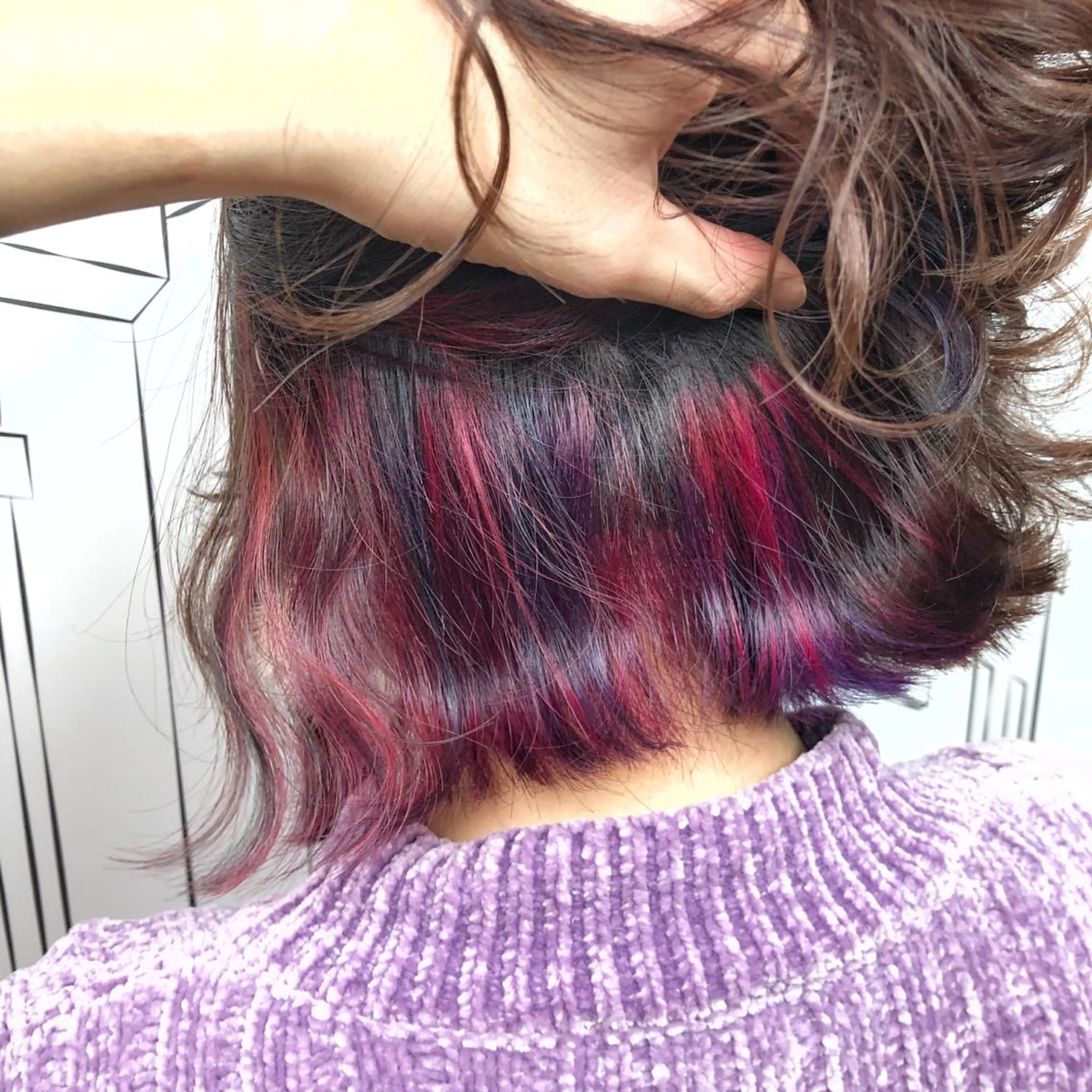 ミディアム カラー ユニコーンカラー レイヤー⭐️カラー ⭐️平川雅史のヘアスタイル