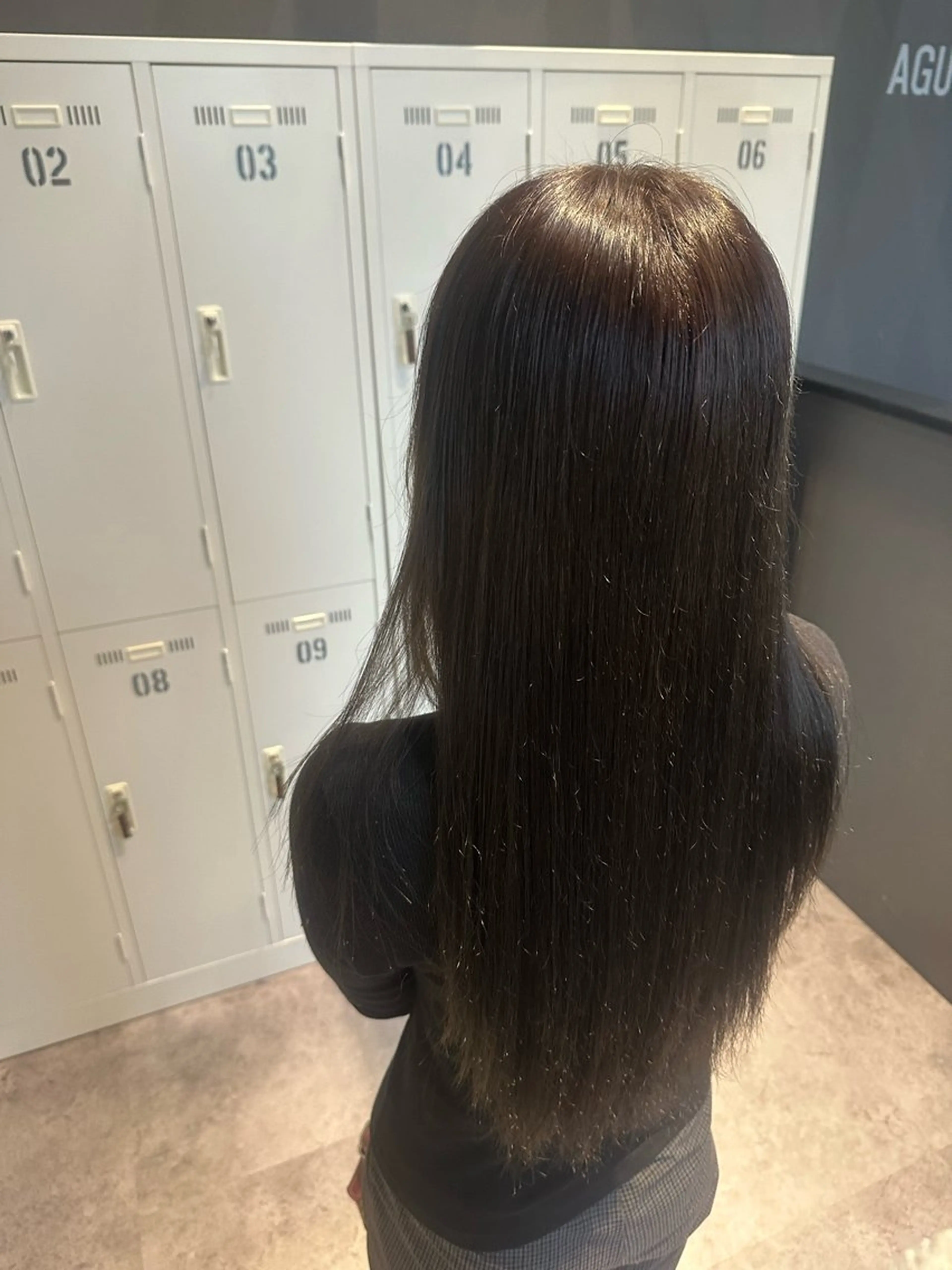 ロング Agu まゆかのヘアスタイル