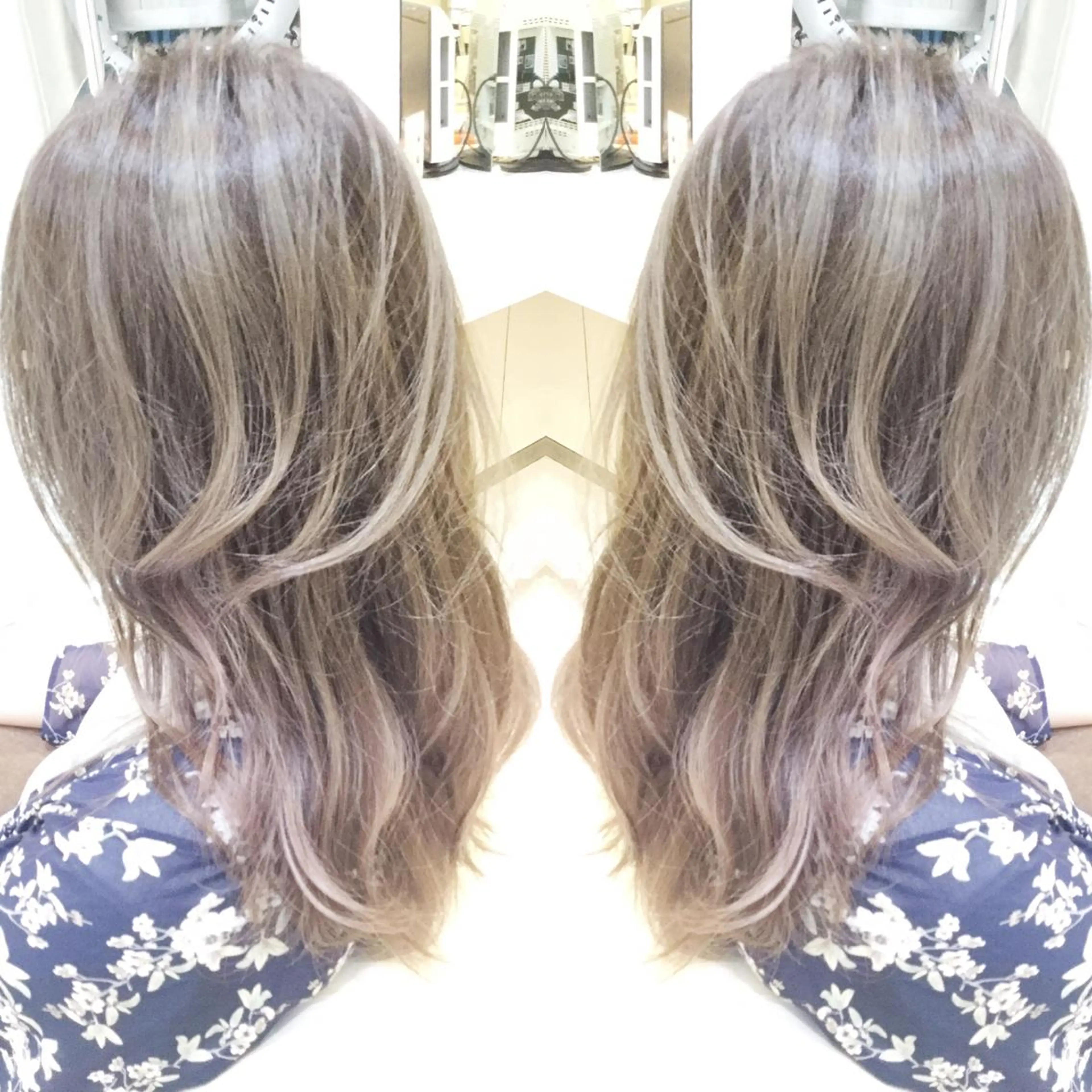 ロング カット ヘアカラー トリートメント アルター森川  義則のヘアスタイル