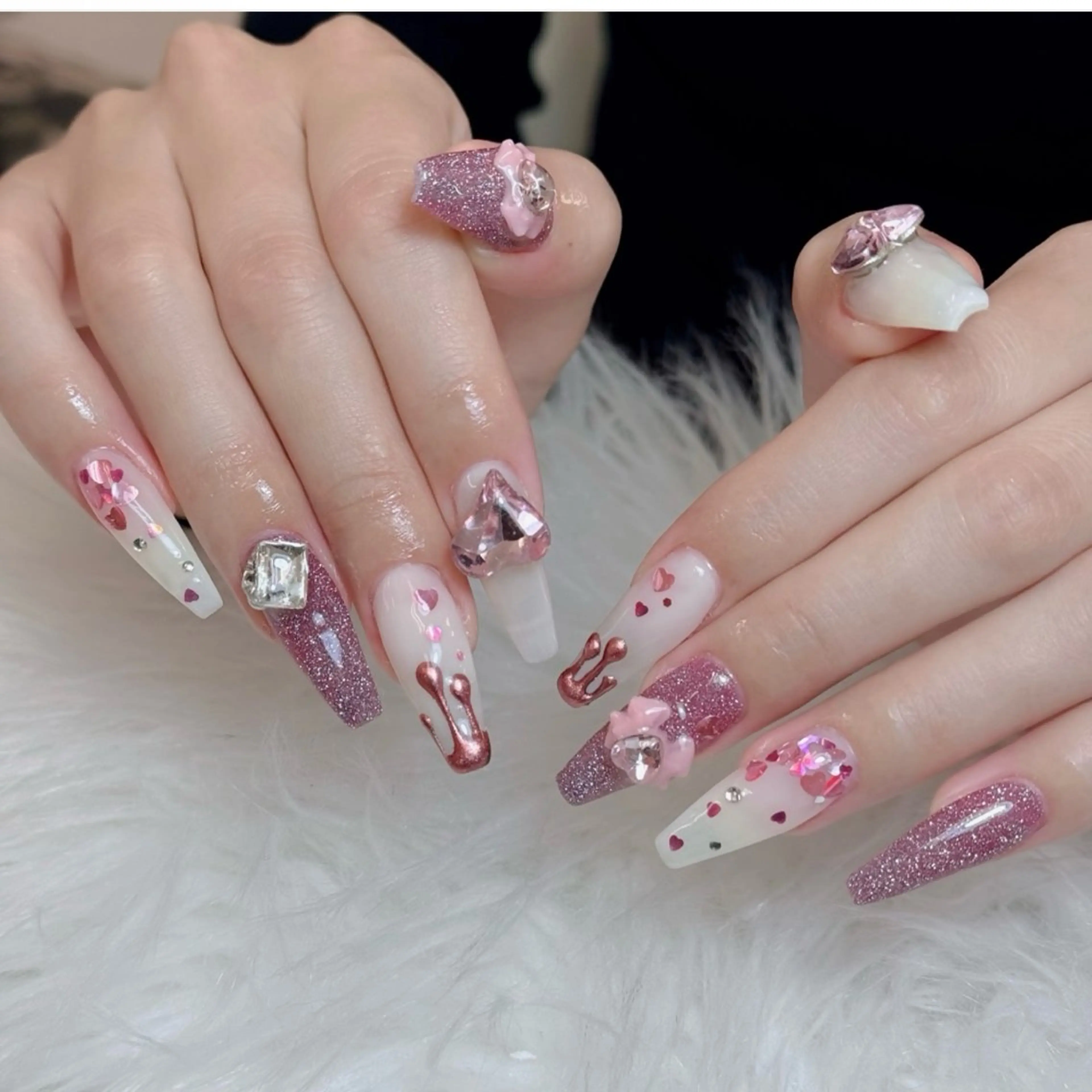 ネイル オーロラネイル チークネイル フットネイル フレンチネイル 韓国ネイル ハンドネイル Lumi Nailのネイルデザイン