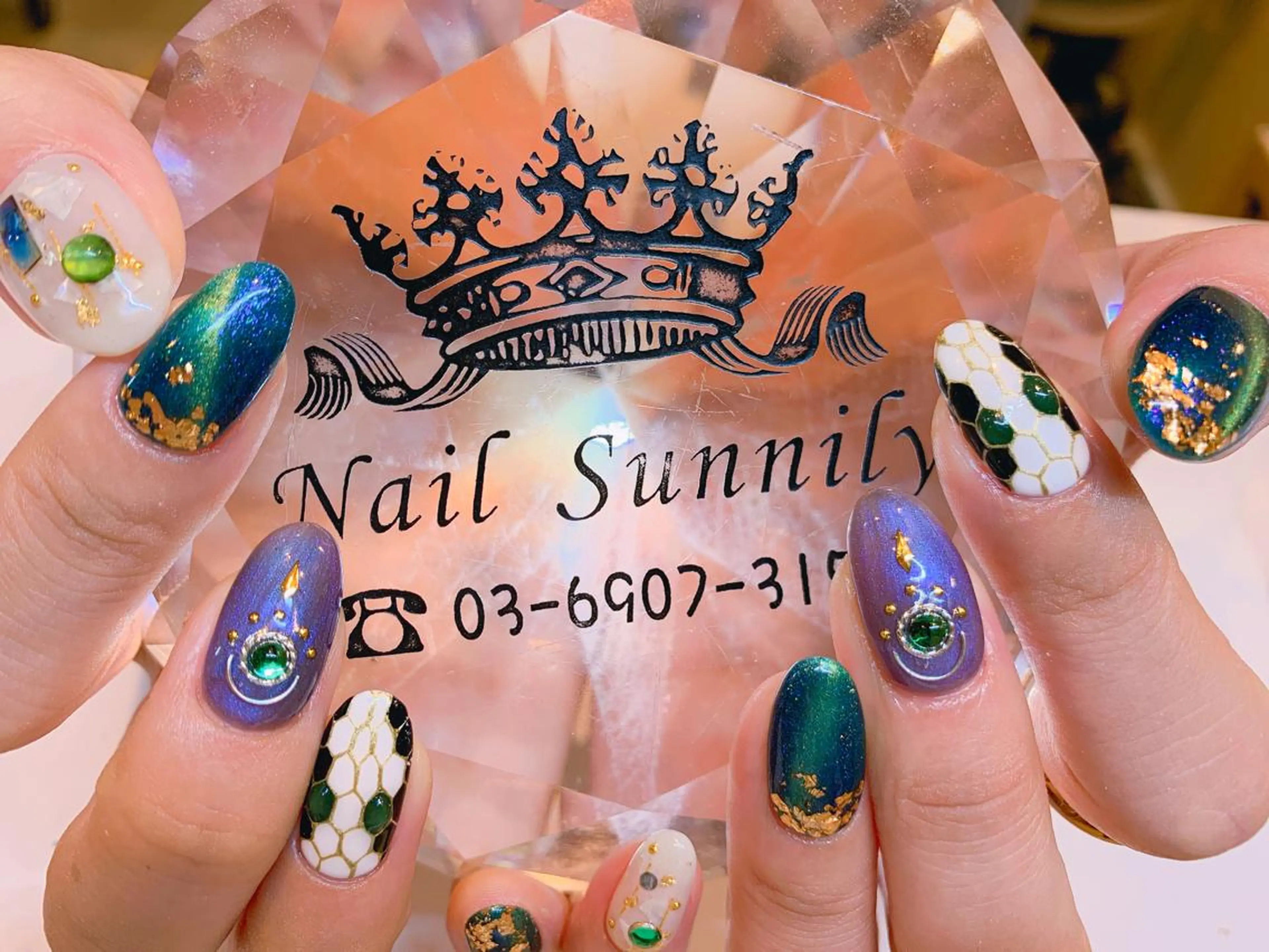 ネイル 長さだし専門店 M2　rikaのネイルデザイン