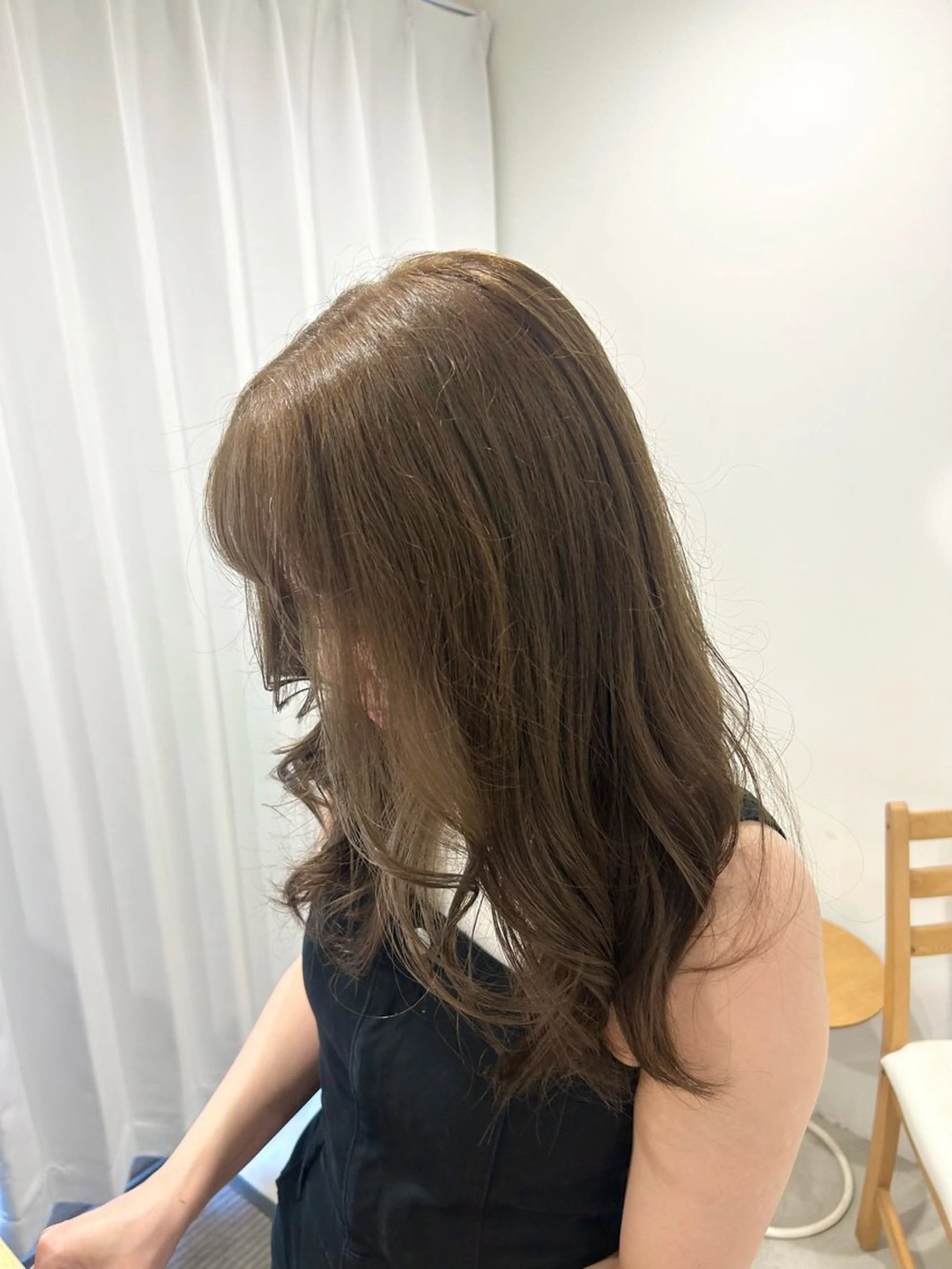 ロング カラー カット ヘアカラー トリートメント 🎀透明感カラー🎀 mikaのヘアスタイル