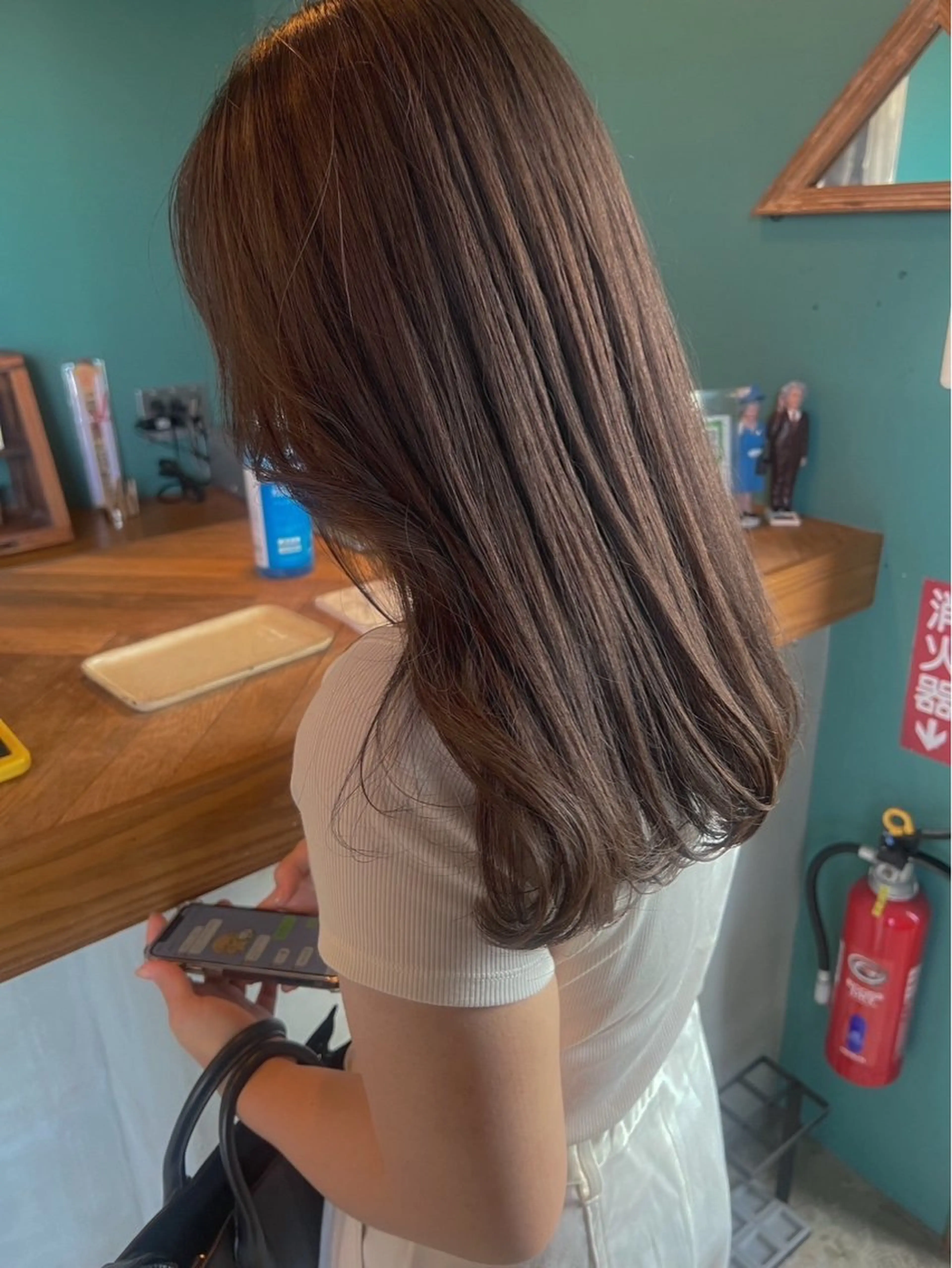 ロング カラー STACY所属・山城 夢真のヘアスタイル