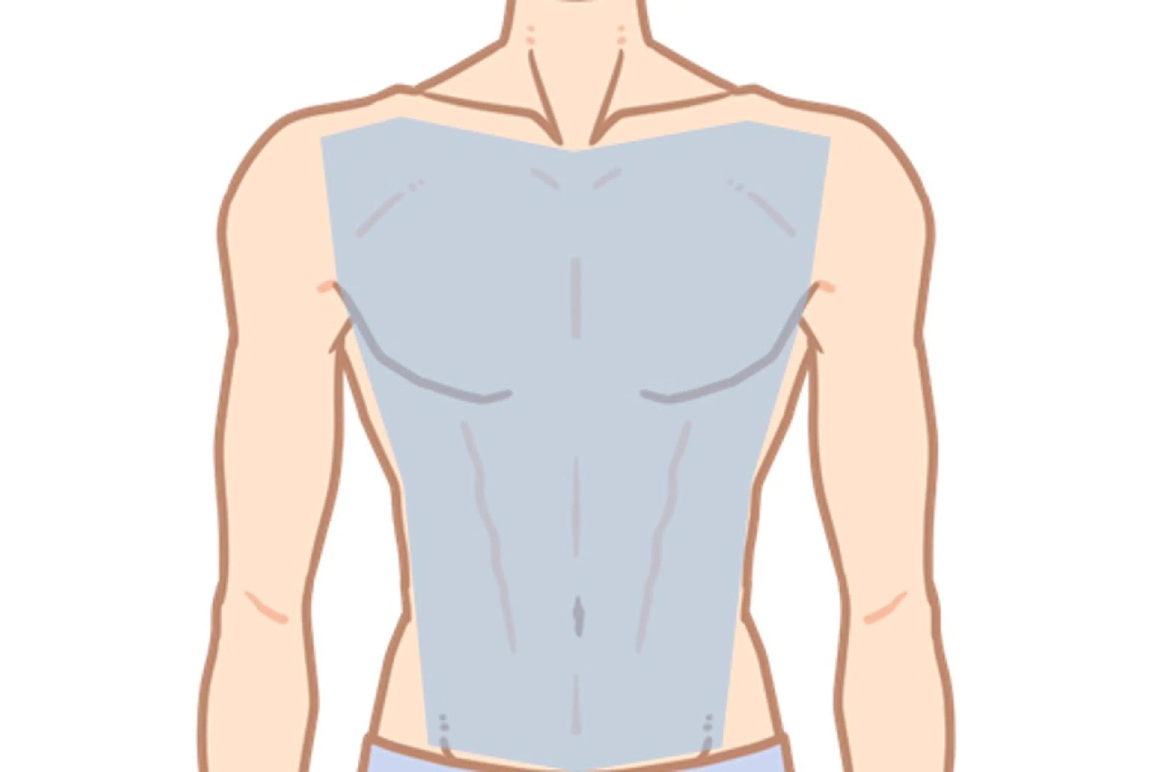 【胸・お腹】脱毛の写真