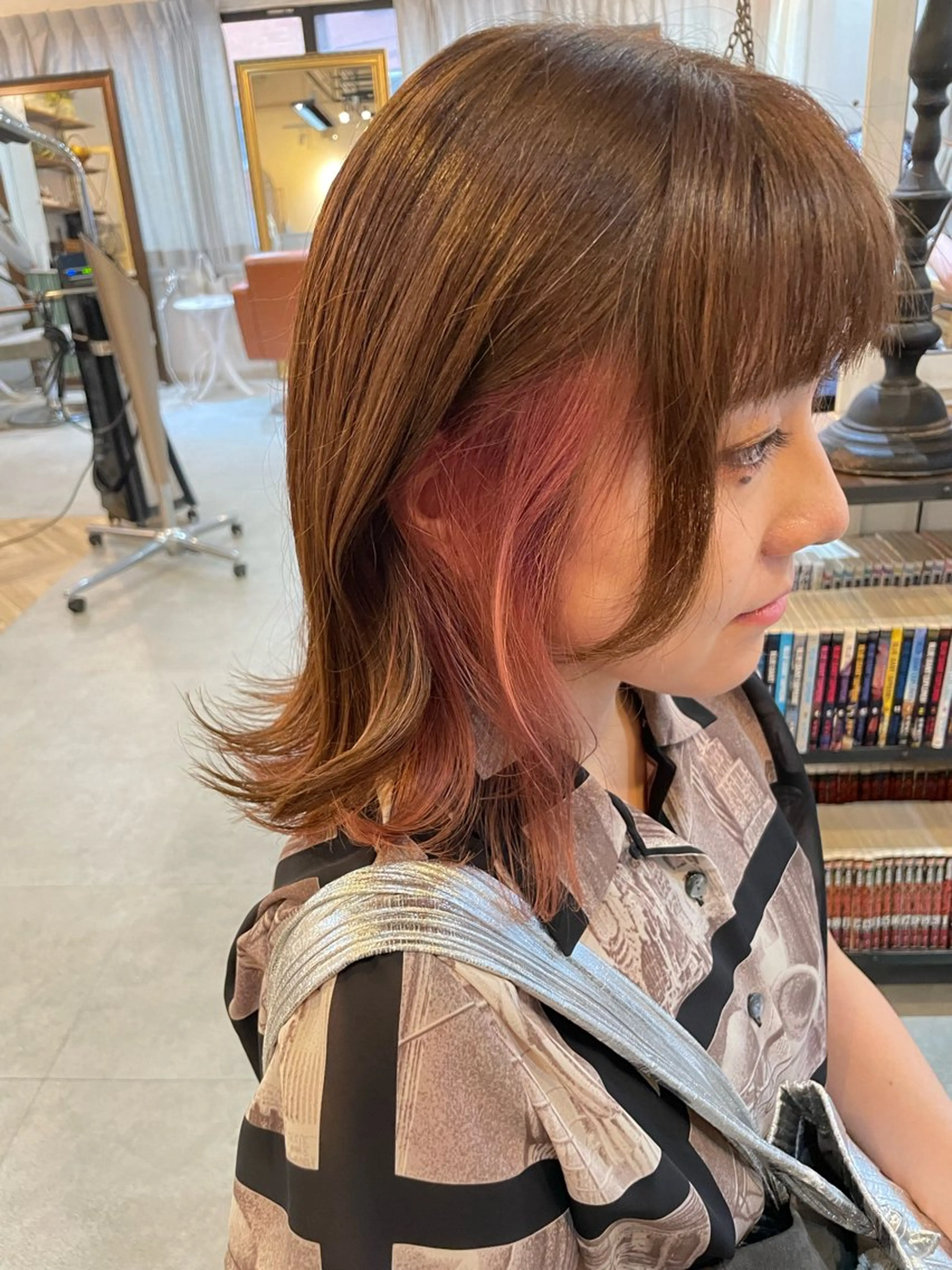 ミディアム カラー ブリーチ インナーカラー ピンクカラー ヘアカラー 🐶伊藤 弘夢🐶のその他イメージ