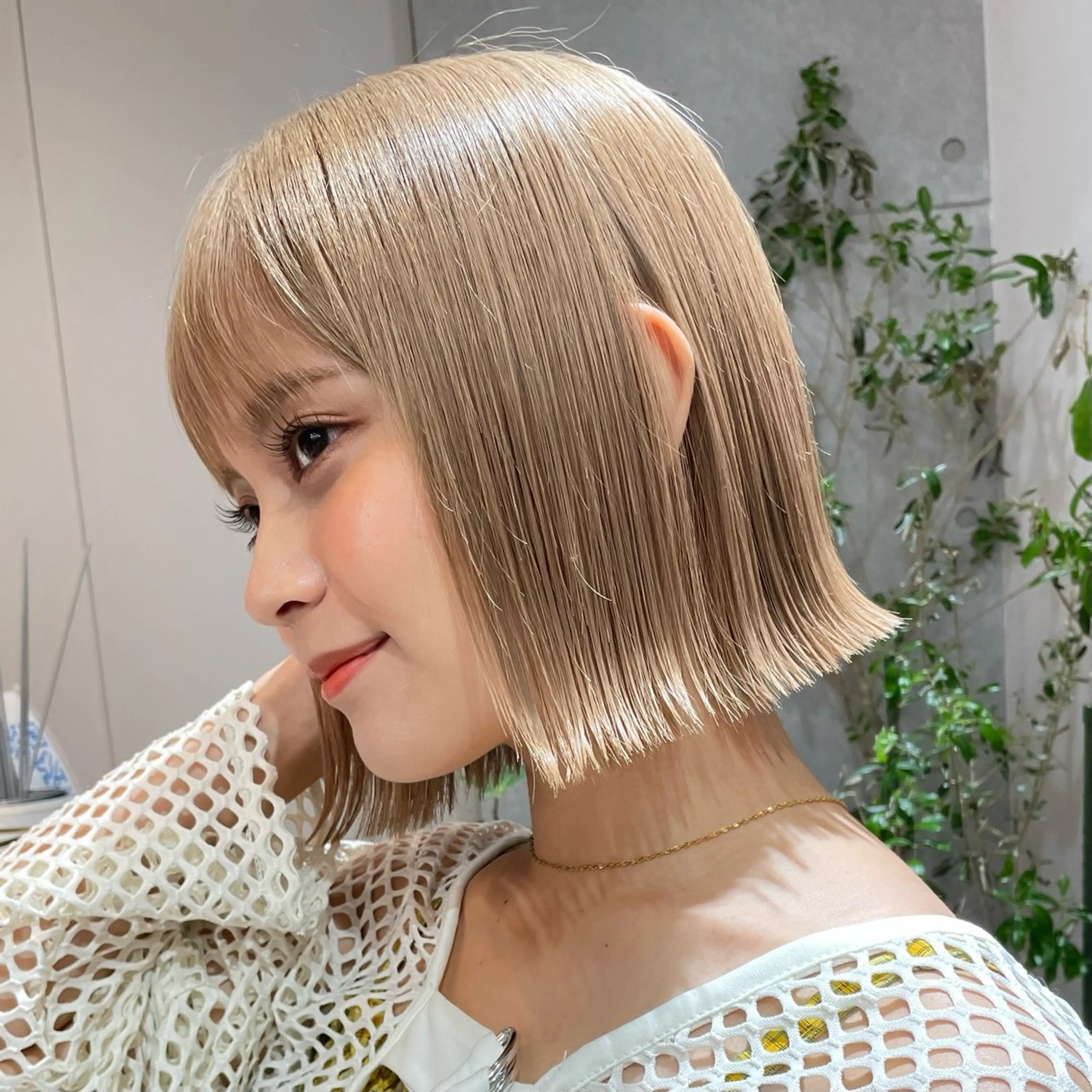 ショート カット ヘアカラー 似合わせカット🩵 なりたみゆうのヘアスタイル