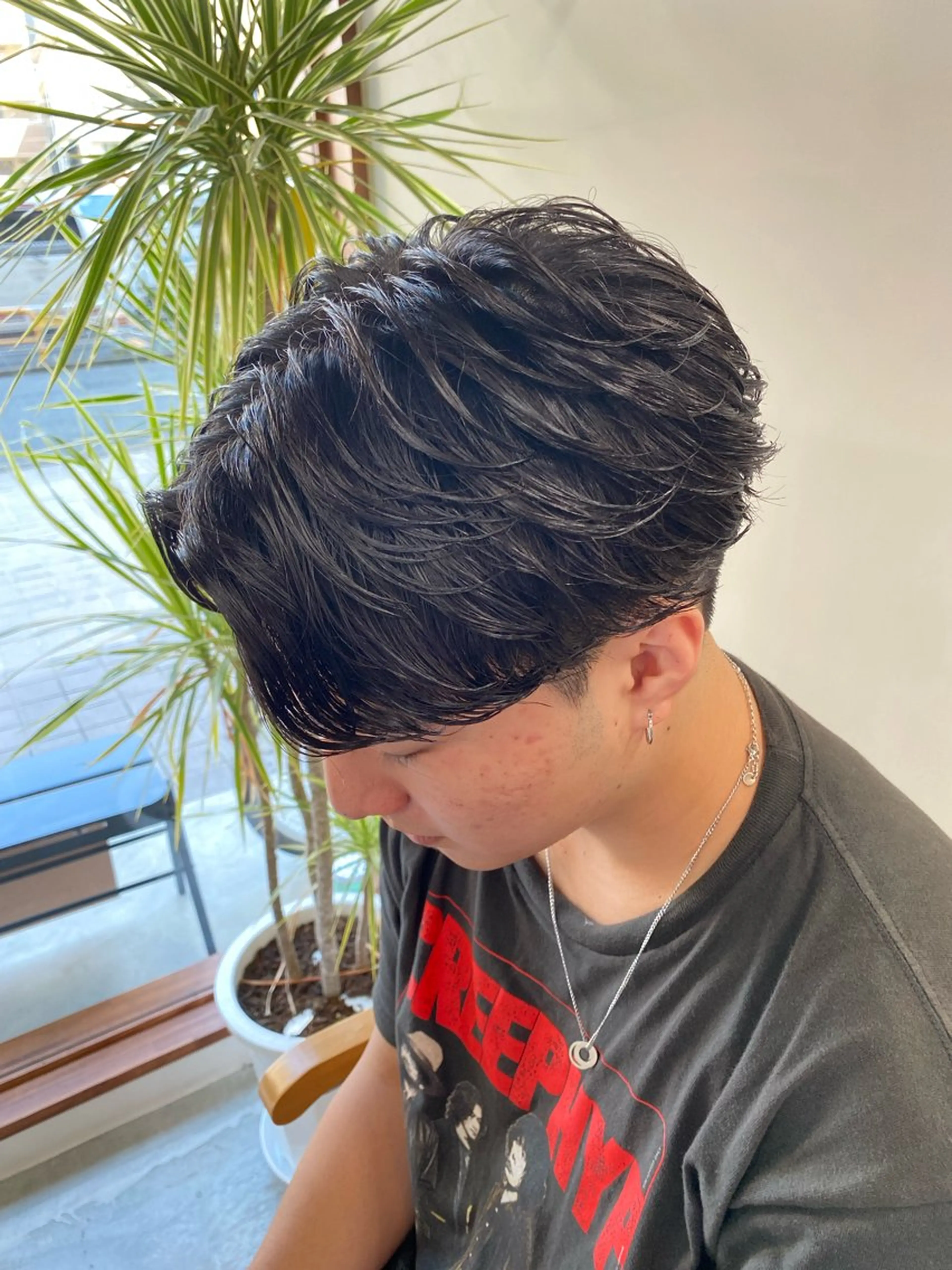 ショート パーマ メンズ カット パーマ YOHEI【メンズ/ パーマ/メンズ特化】のヘアスタイル