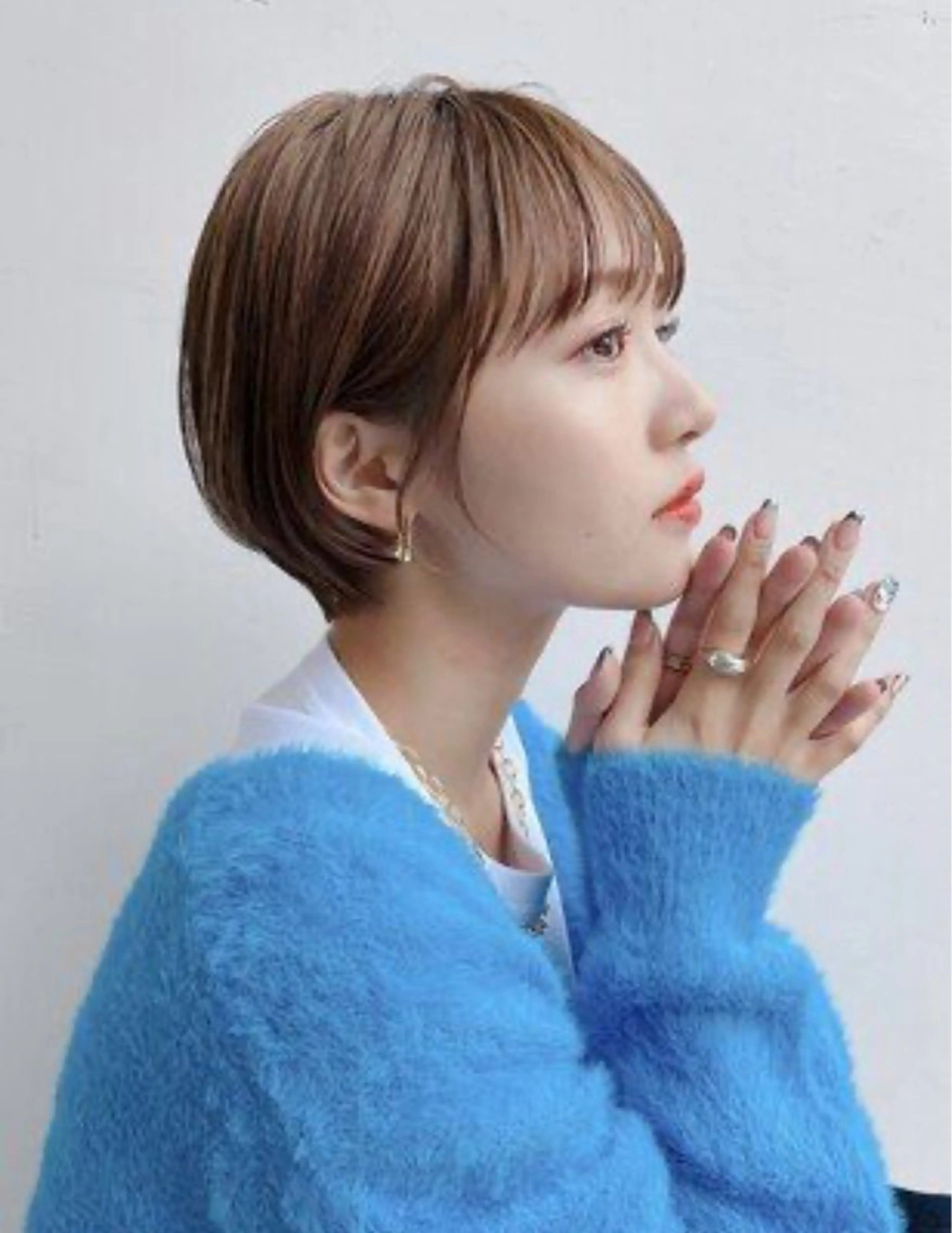 ショート カラー COA GINZA 空也/前髪/顔まわりのヘアスタイル