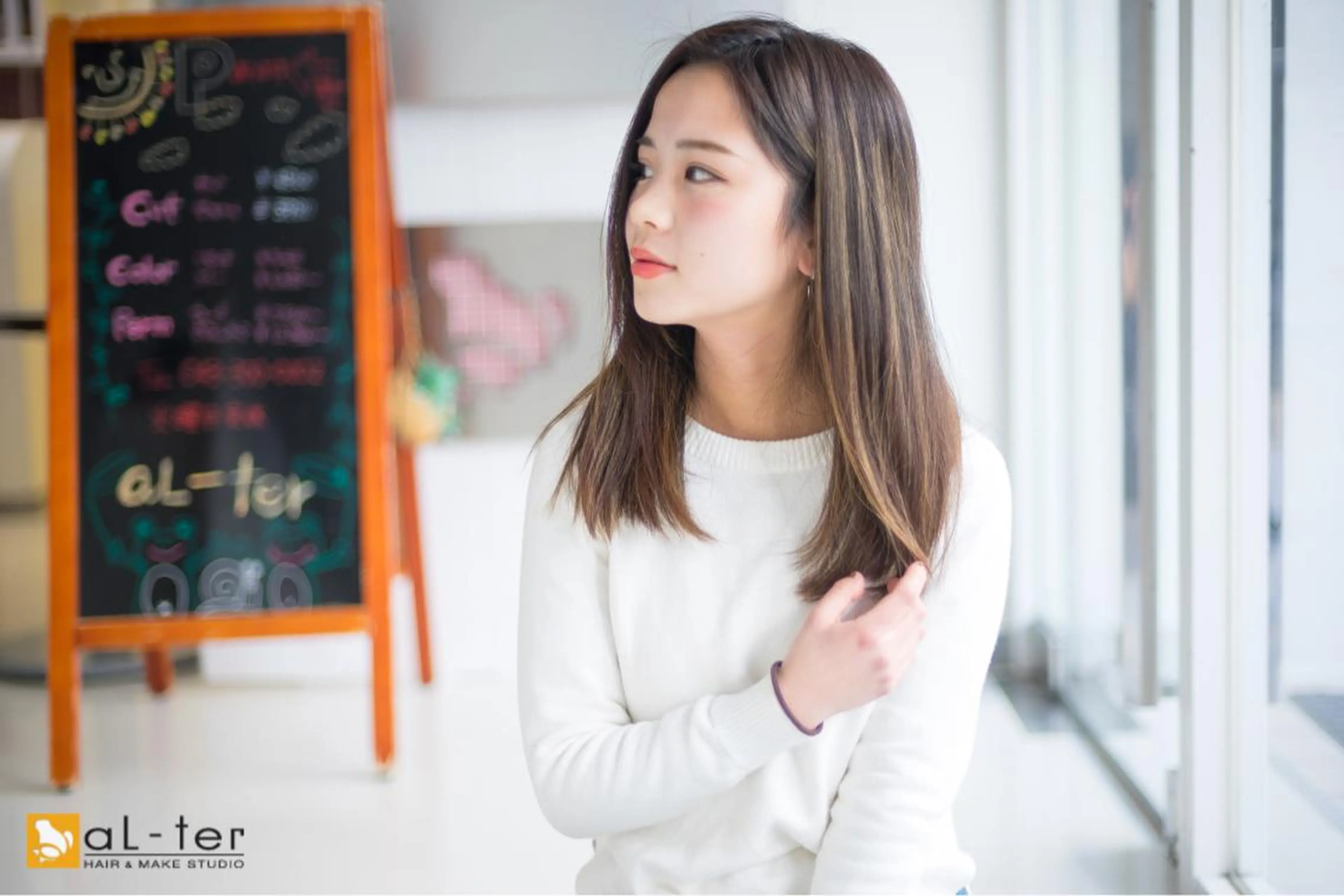 【柔らか質感】アミノ酸カラー+小顔カット 💰 通常¥13,750→¥11,000の写真