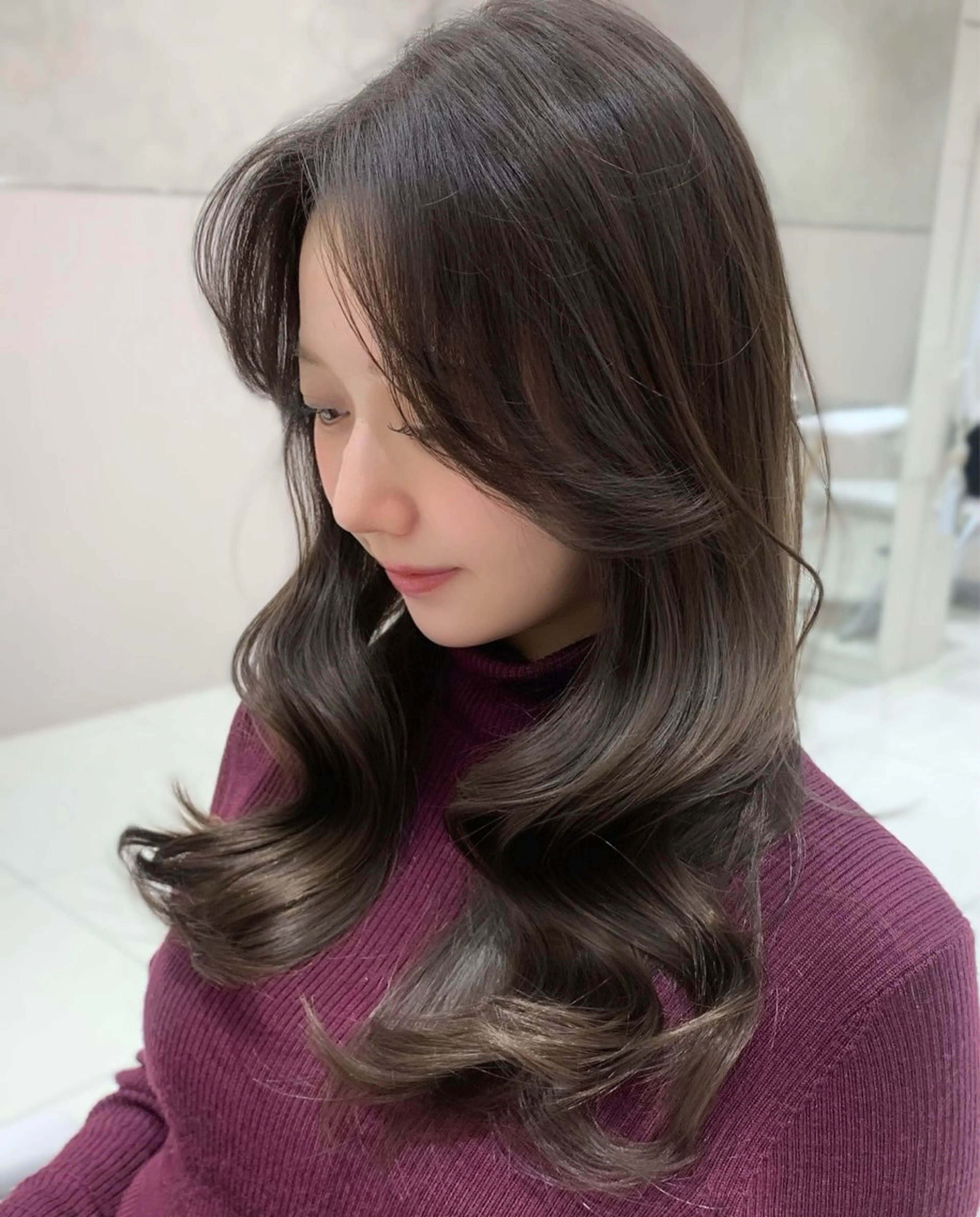 ロング ヘアアレンジ レイヤーカット/ 小塩 萌々香のヘアスタイル