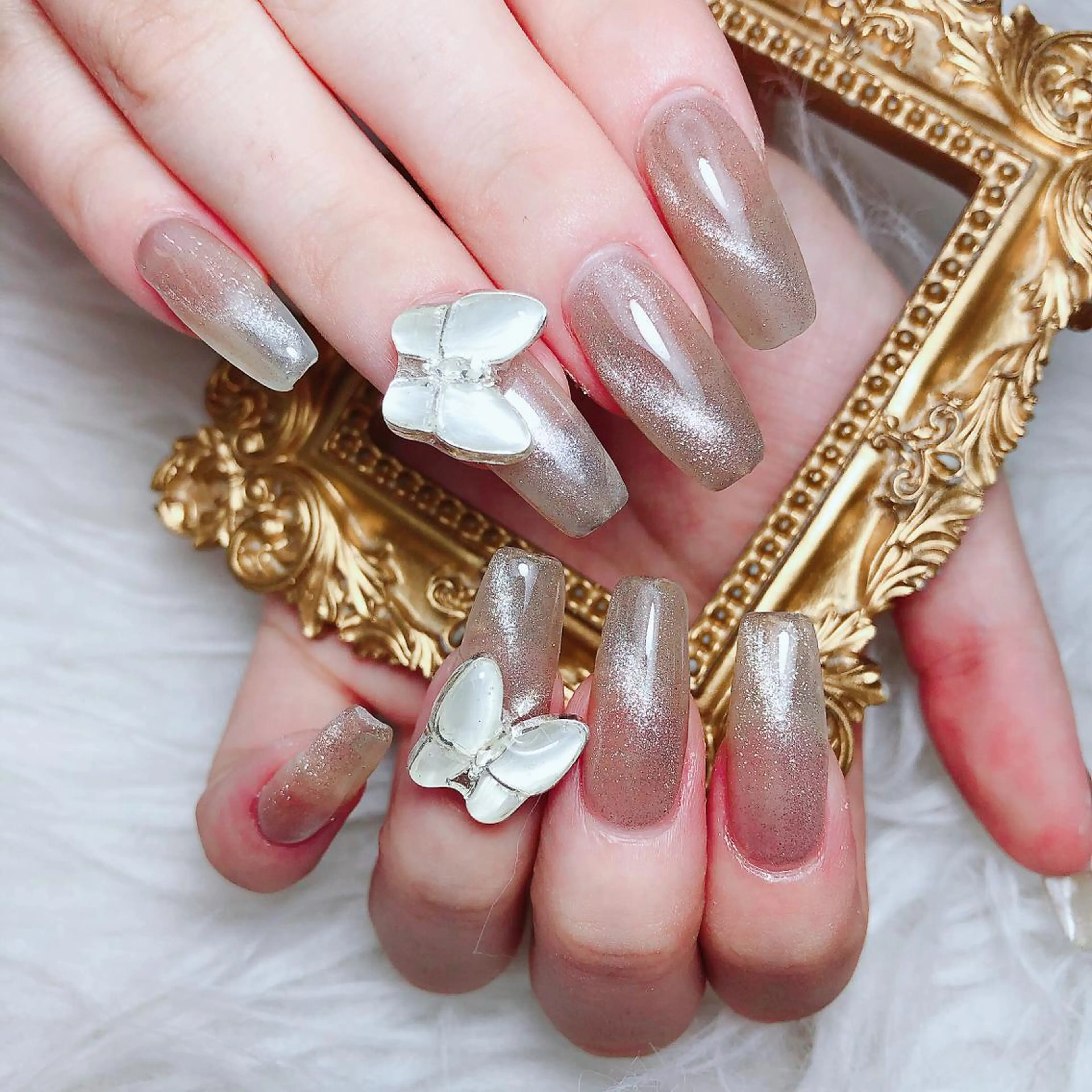 ロング ハンドネイル Melody Nail所属・Melody  3D/スカルプ専門店のネイルデザイン