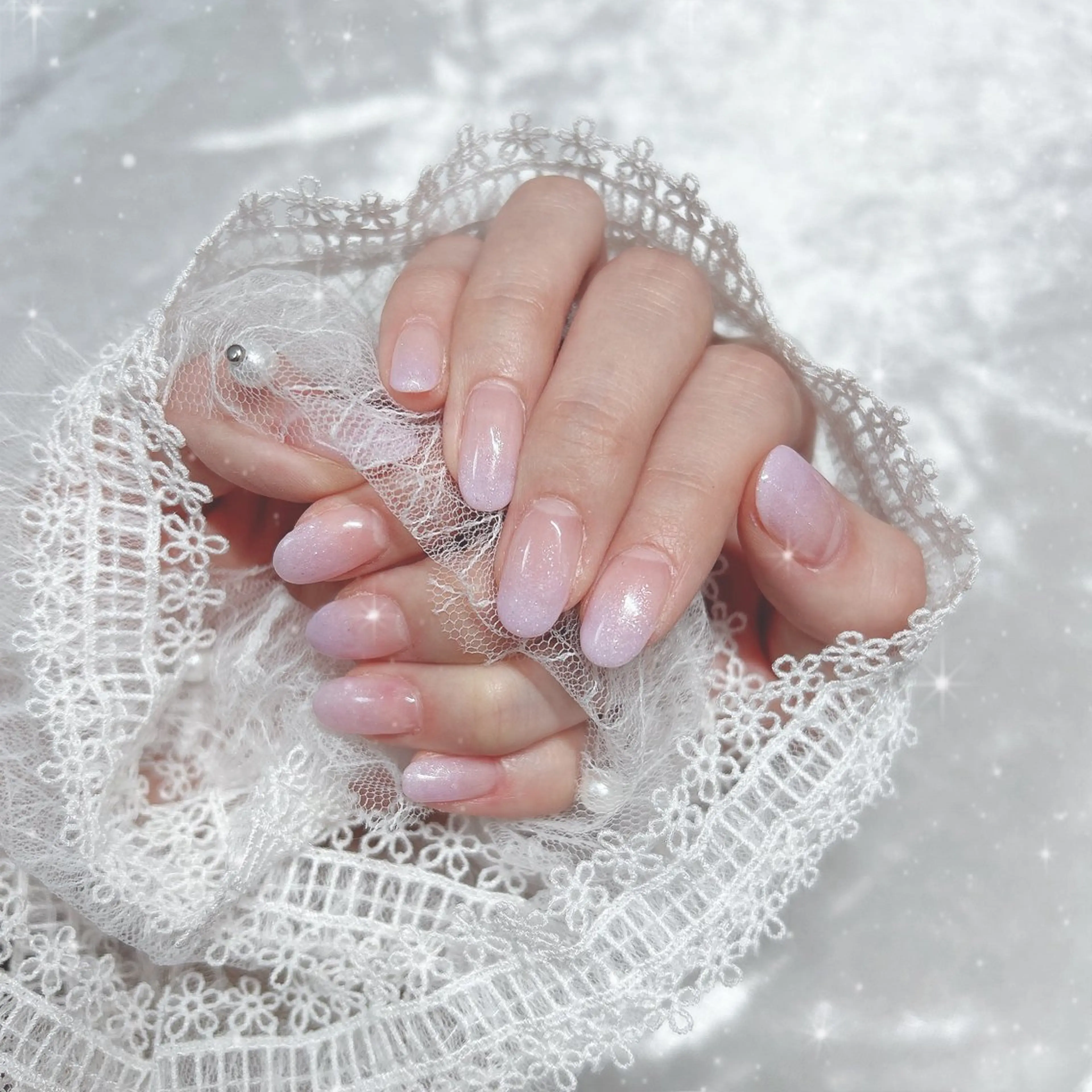 ネイル キラキラネイル パープル Bestnail所属・Best Nail Yu🎀🫧のネイルデザイン