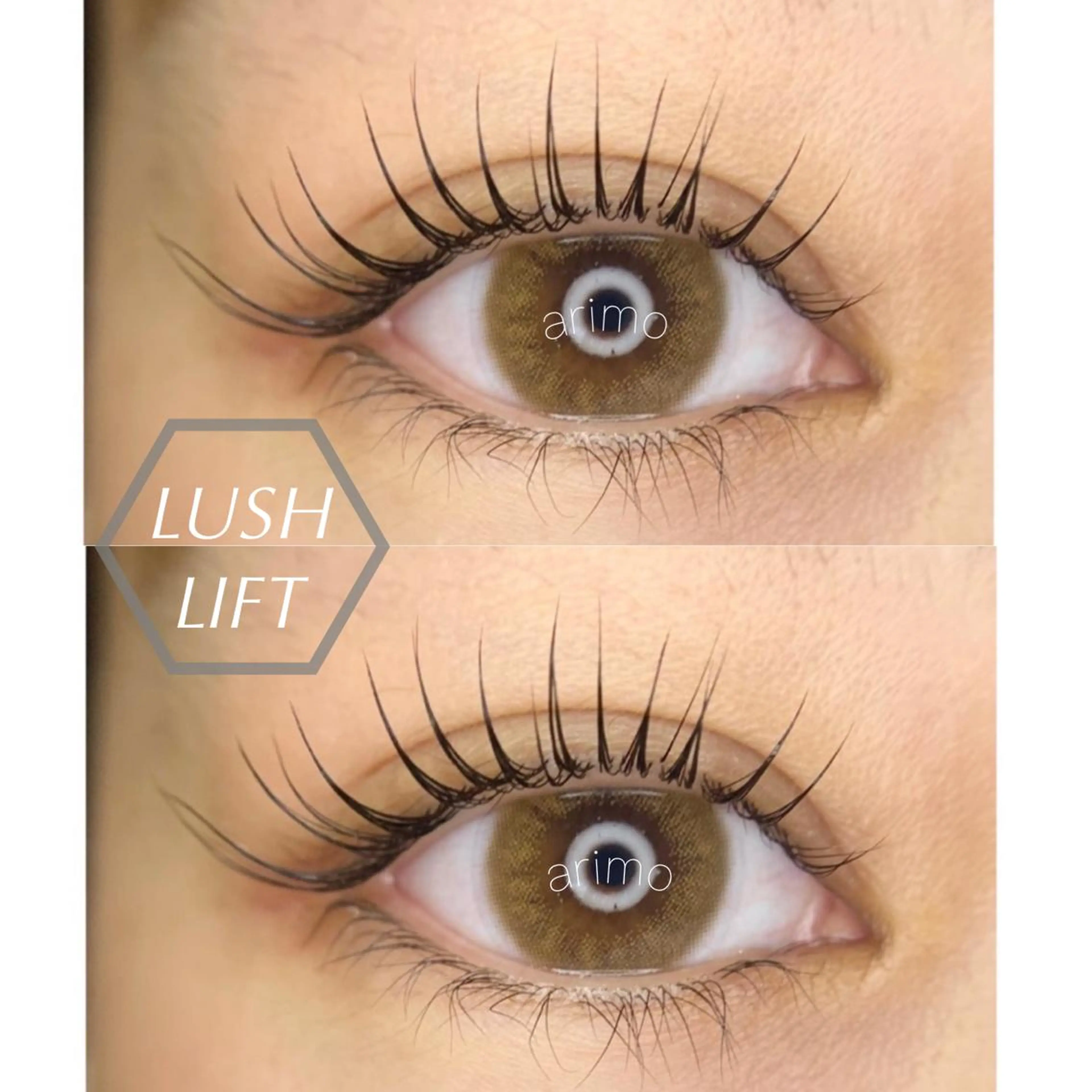 マツエク・マツパ 一重×まつ毛パーマ マツパ arimo hair&eyelash所属・arimo アイリスト右原のマツエク・マツパデザイン