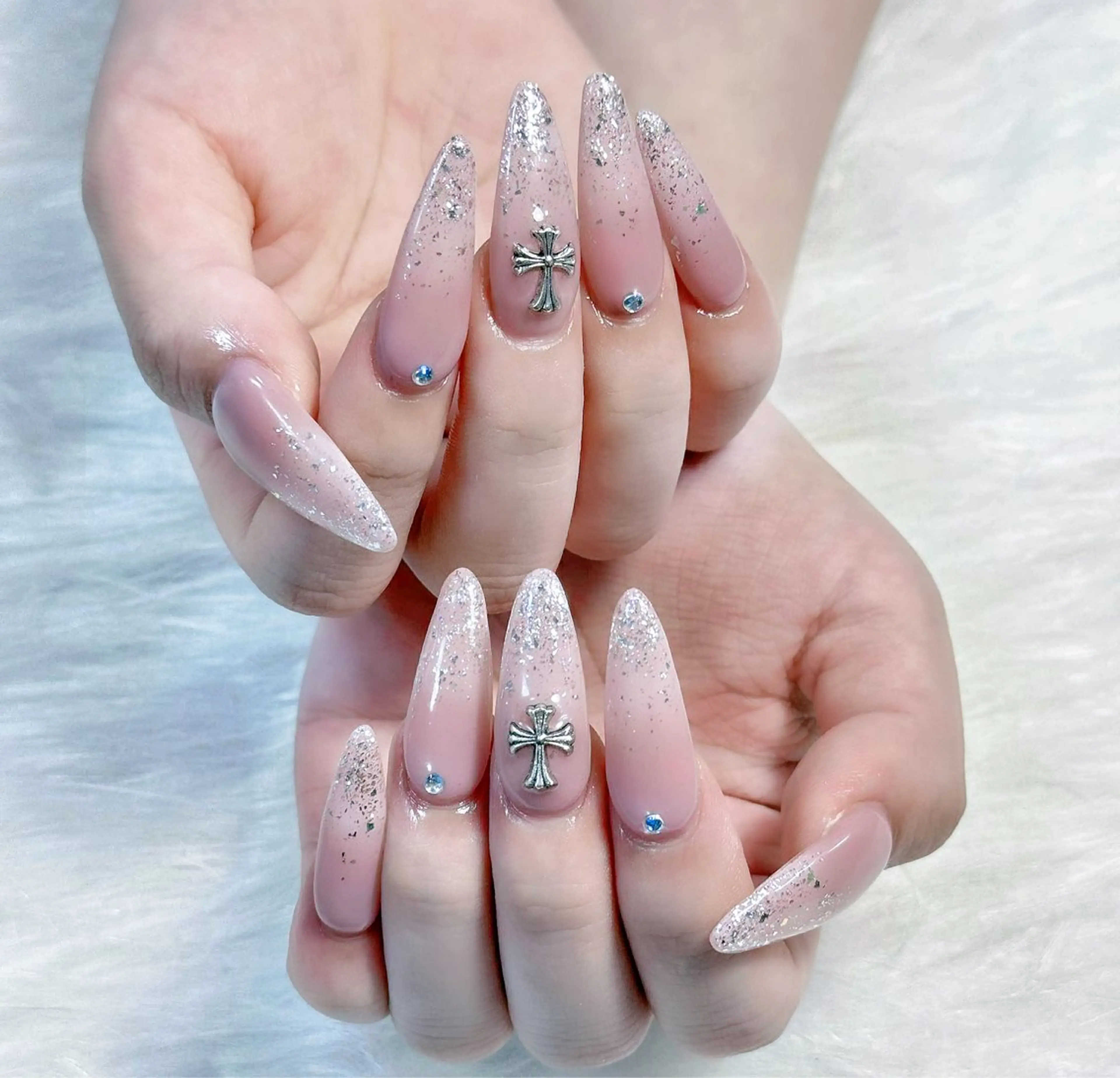 ［チップ長さ出し10本］6本ア-トやり・パーツつけ放題の写真