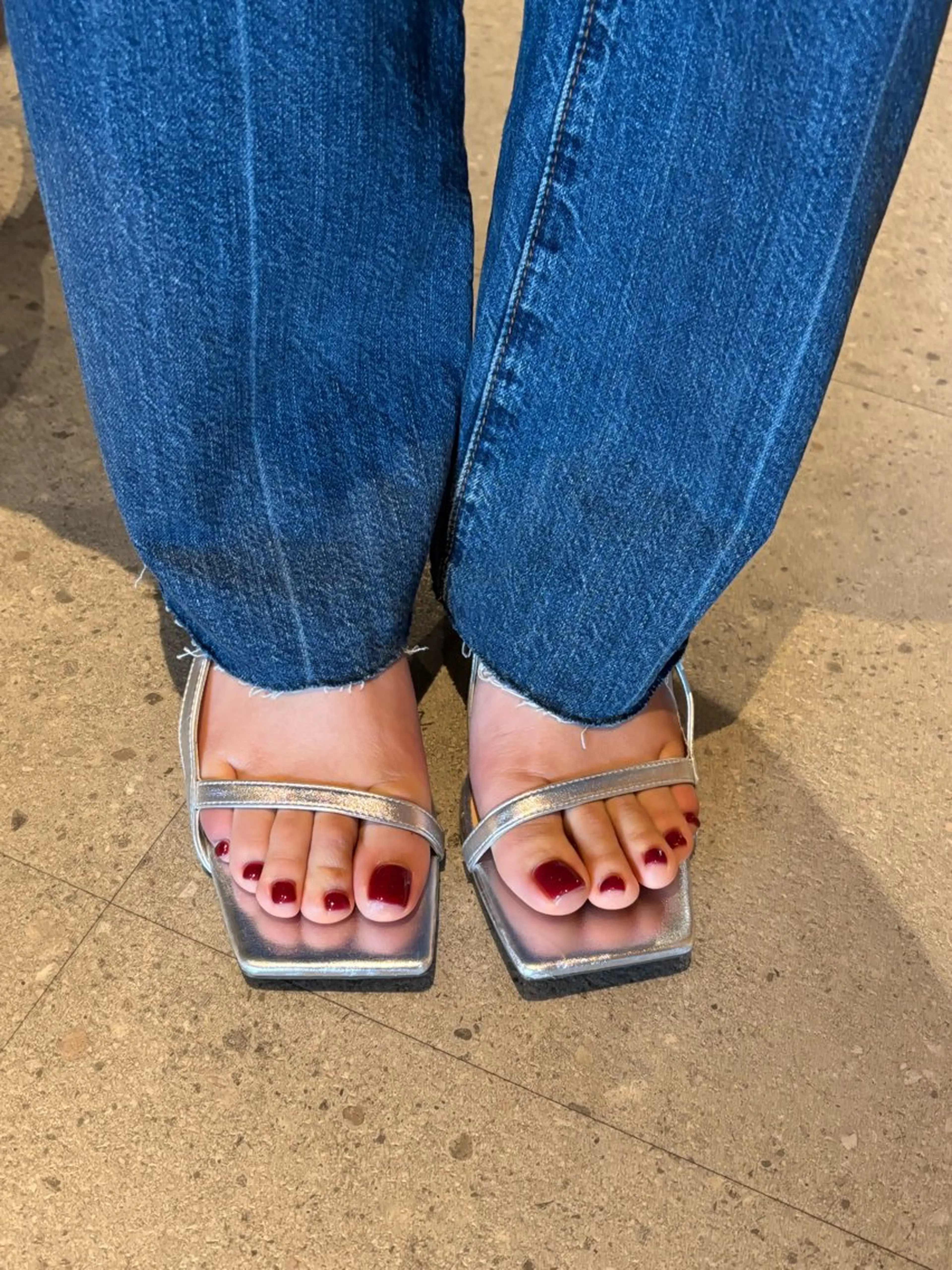 ネイル フットネイル 赤根 風南のネイルデザイン