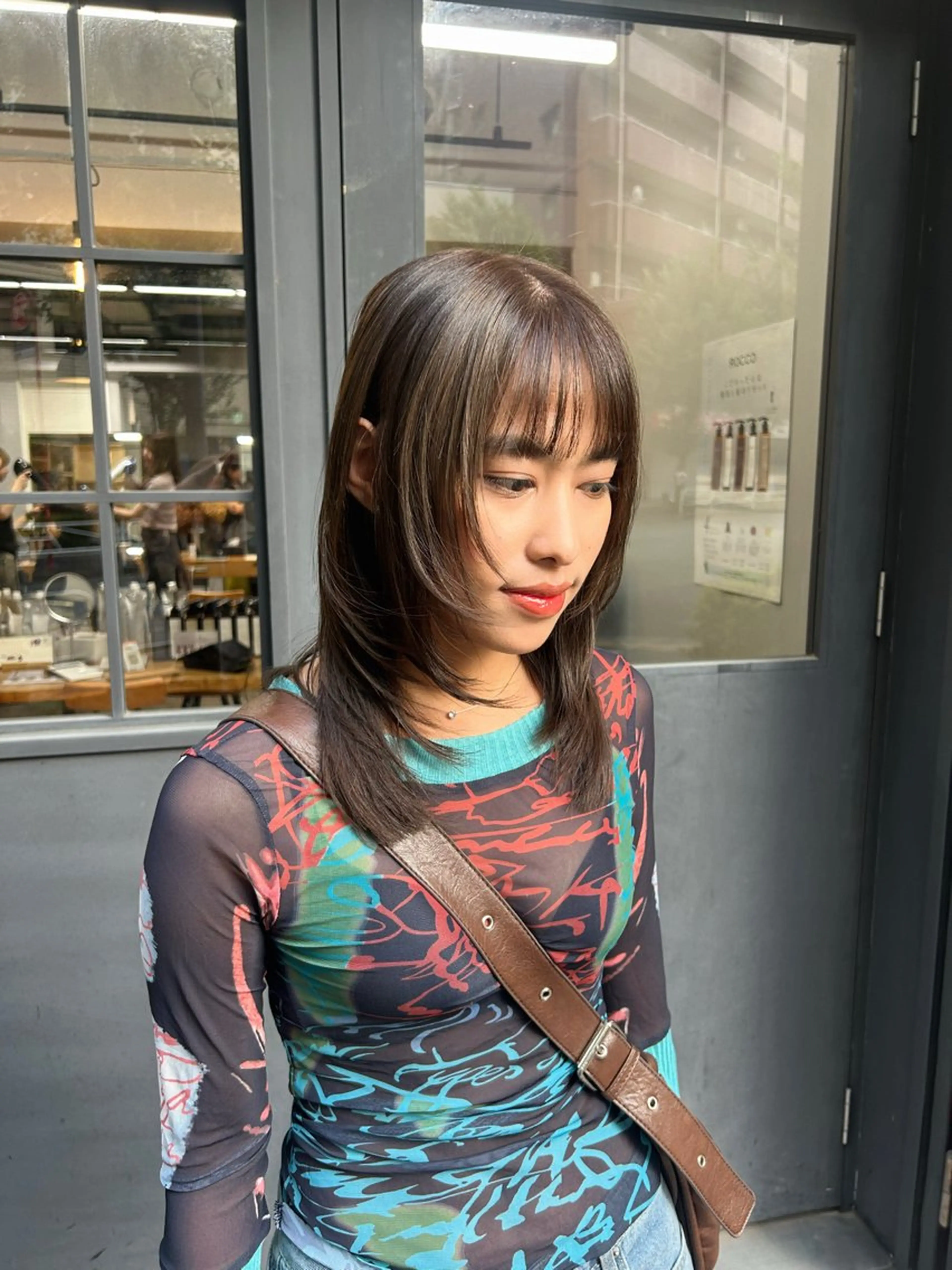 セミロング カラー カット ヘアカラー トリートメント ROCCOeast Rukaのヘアスタイル