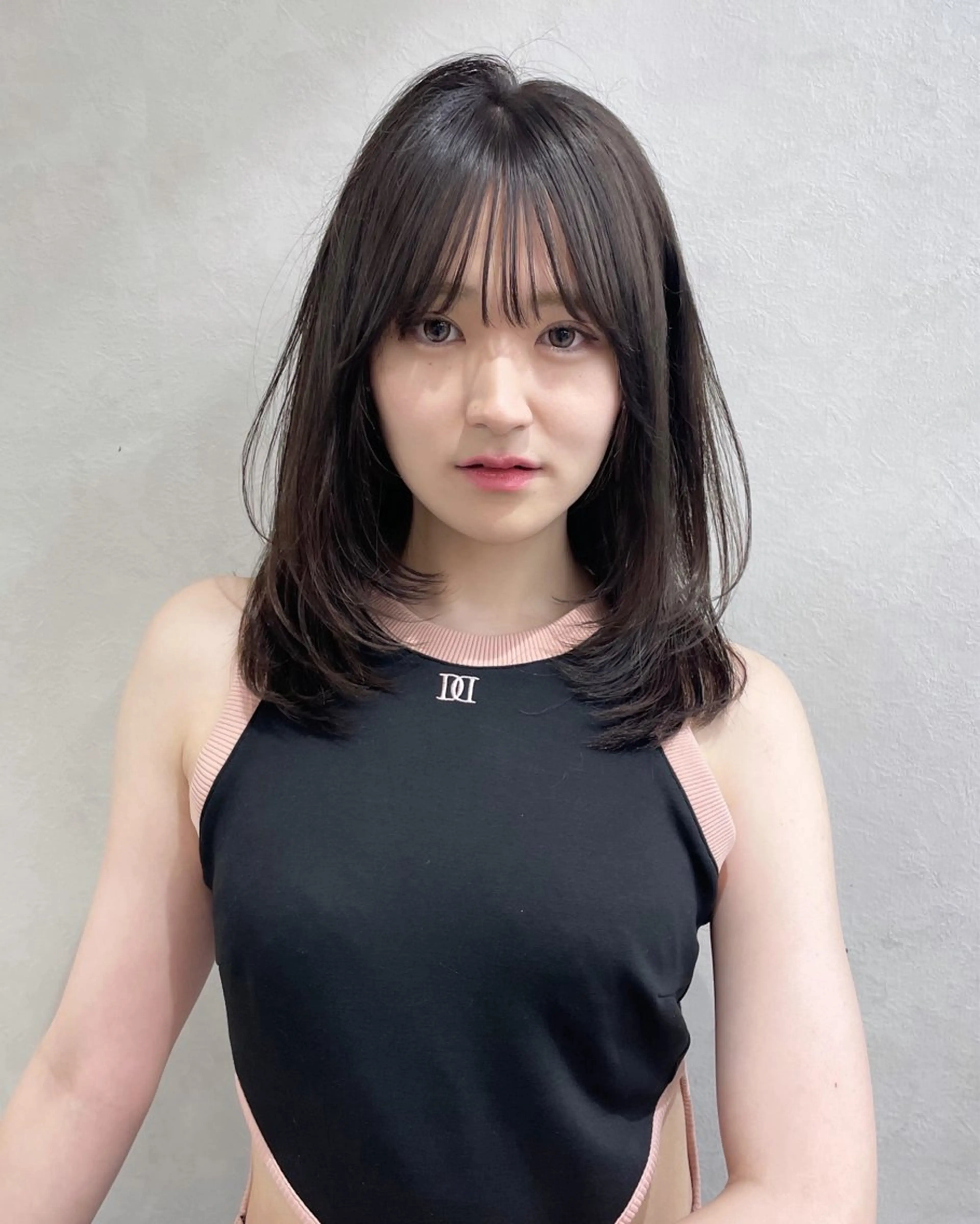 ミディアム カラー 韓国ヘア/レイヤー Londエレンのヘアスタイル