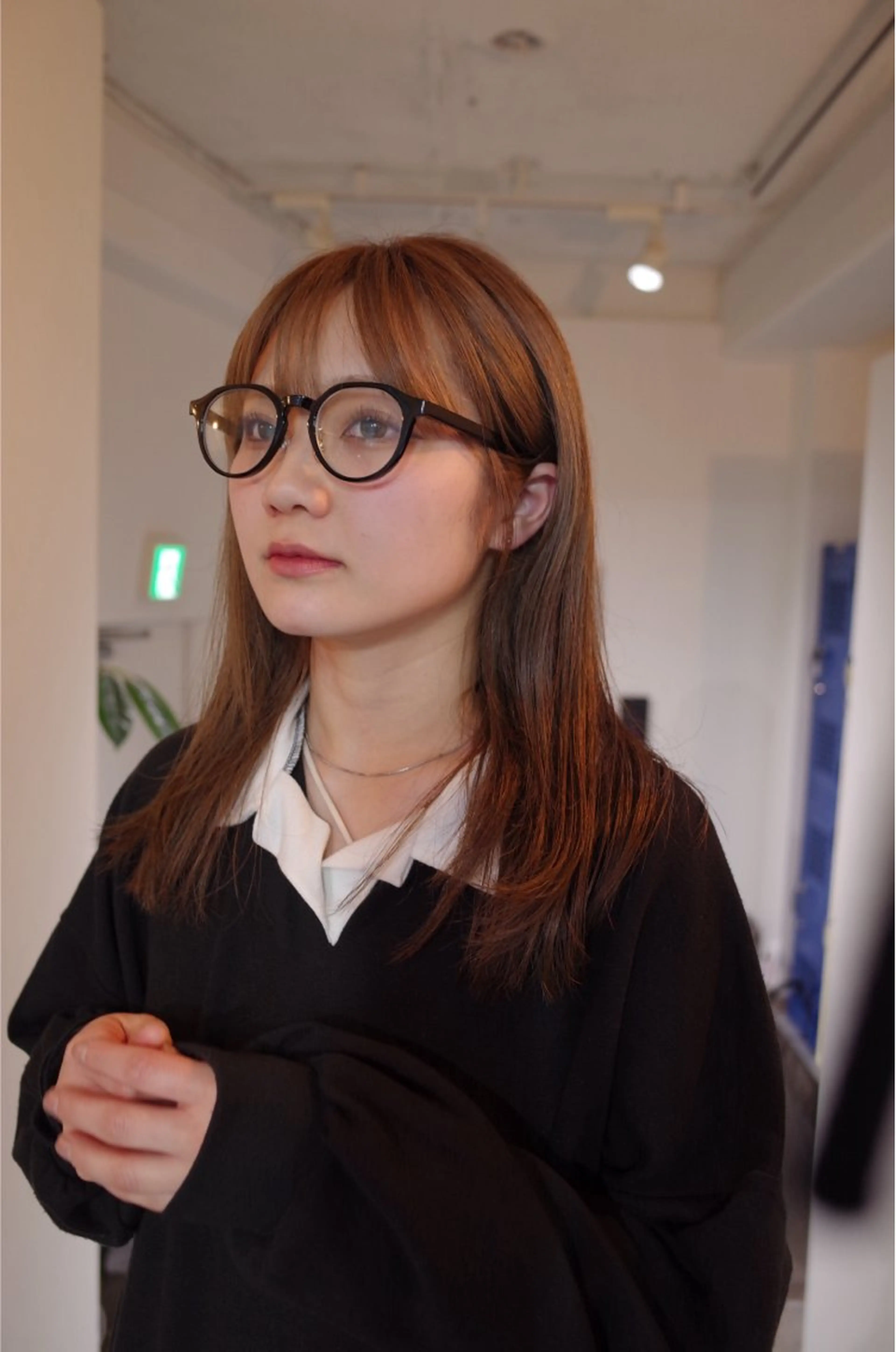 セミロング カラー 髪質改善/ブリーチ EITOのヘアスタイル