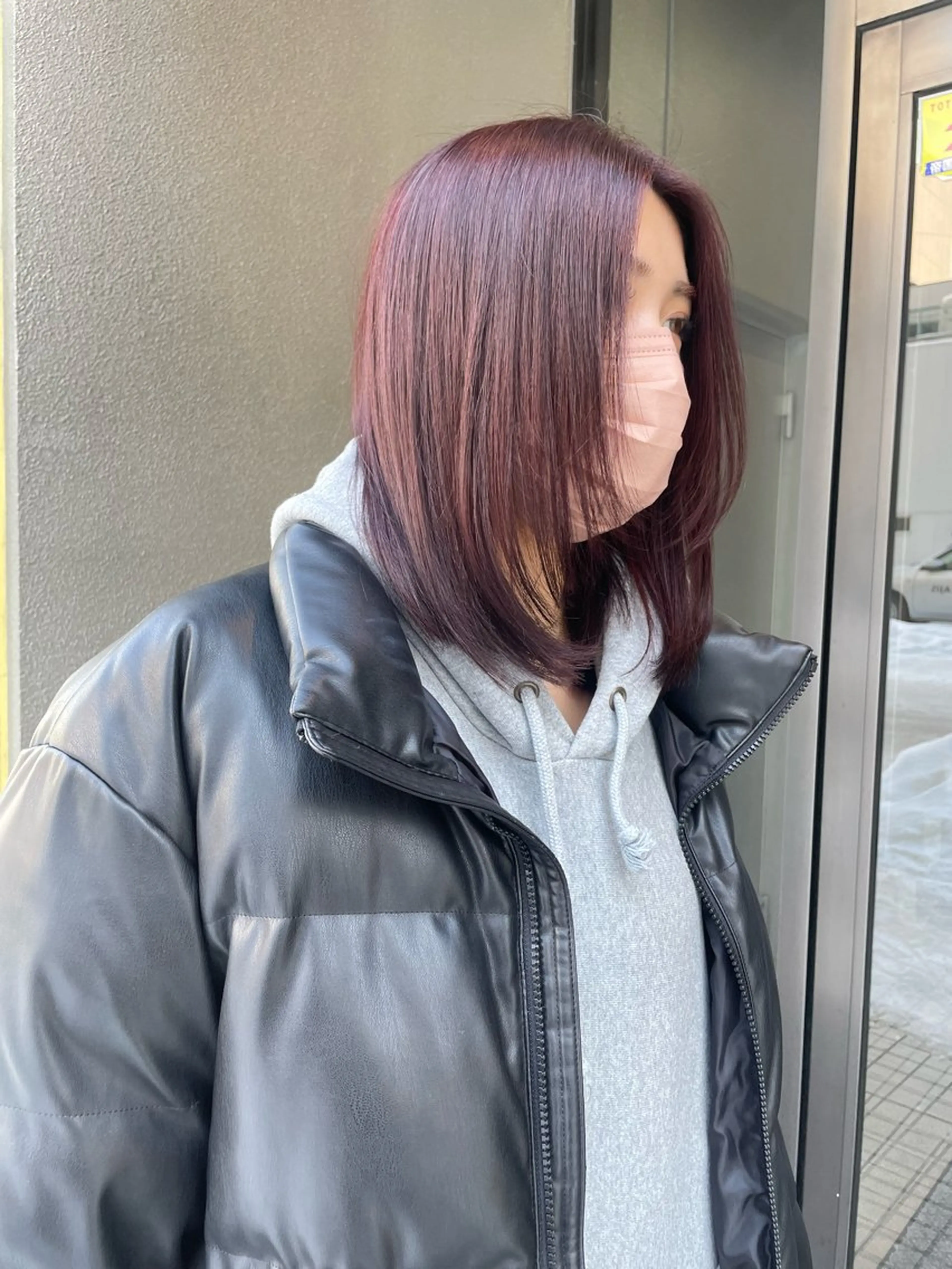 ミディアム カラー pole所属・【pole】 minaのヘアスタイル