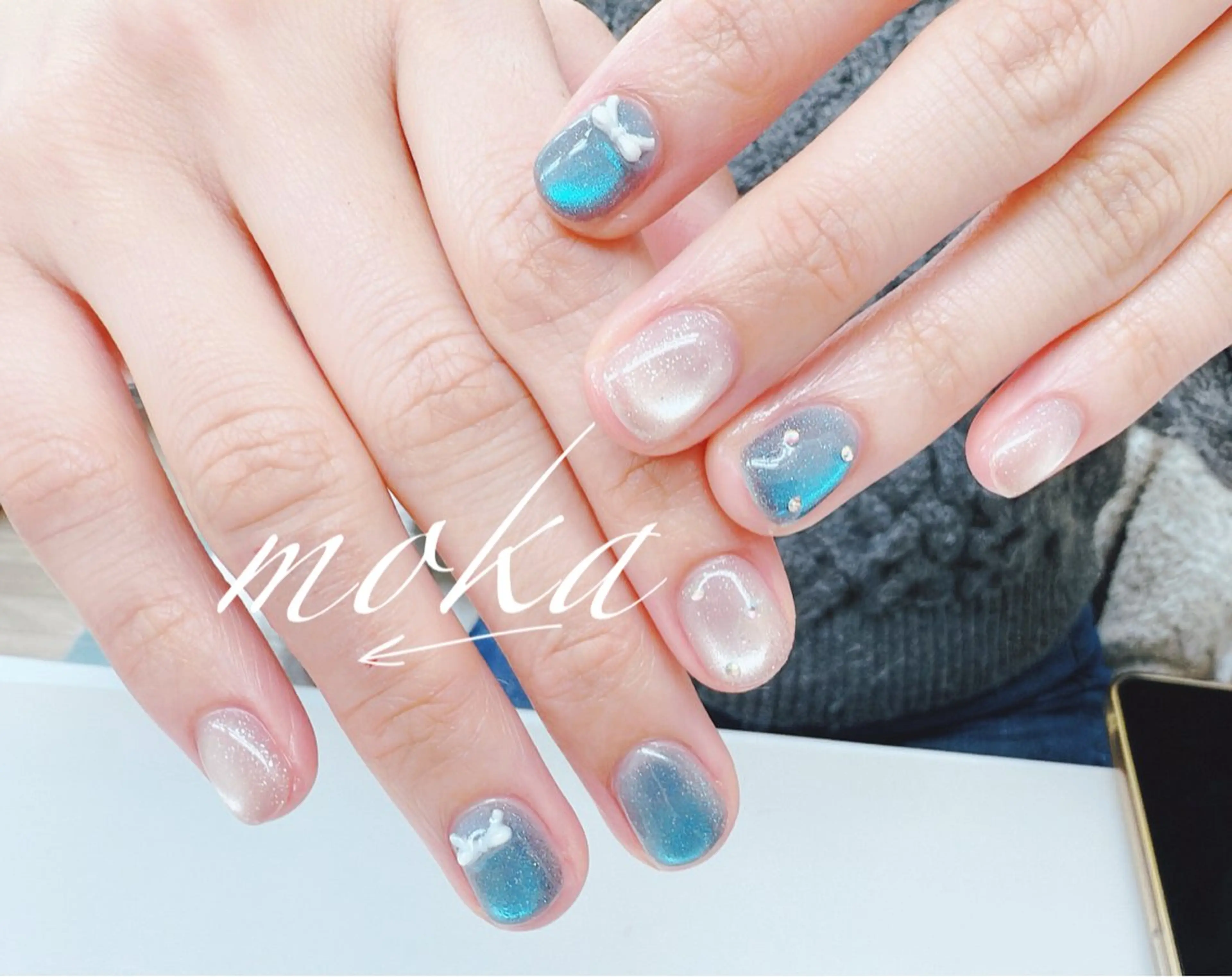 ネイル ハンドネイル ハンドケア 胡蝶蘭レディースサロ ンNailMOKAのネイルデザイン