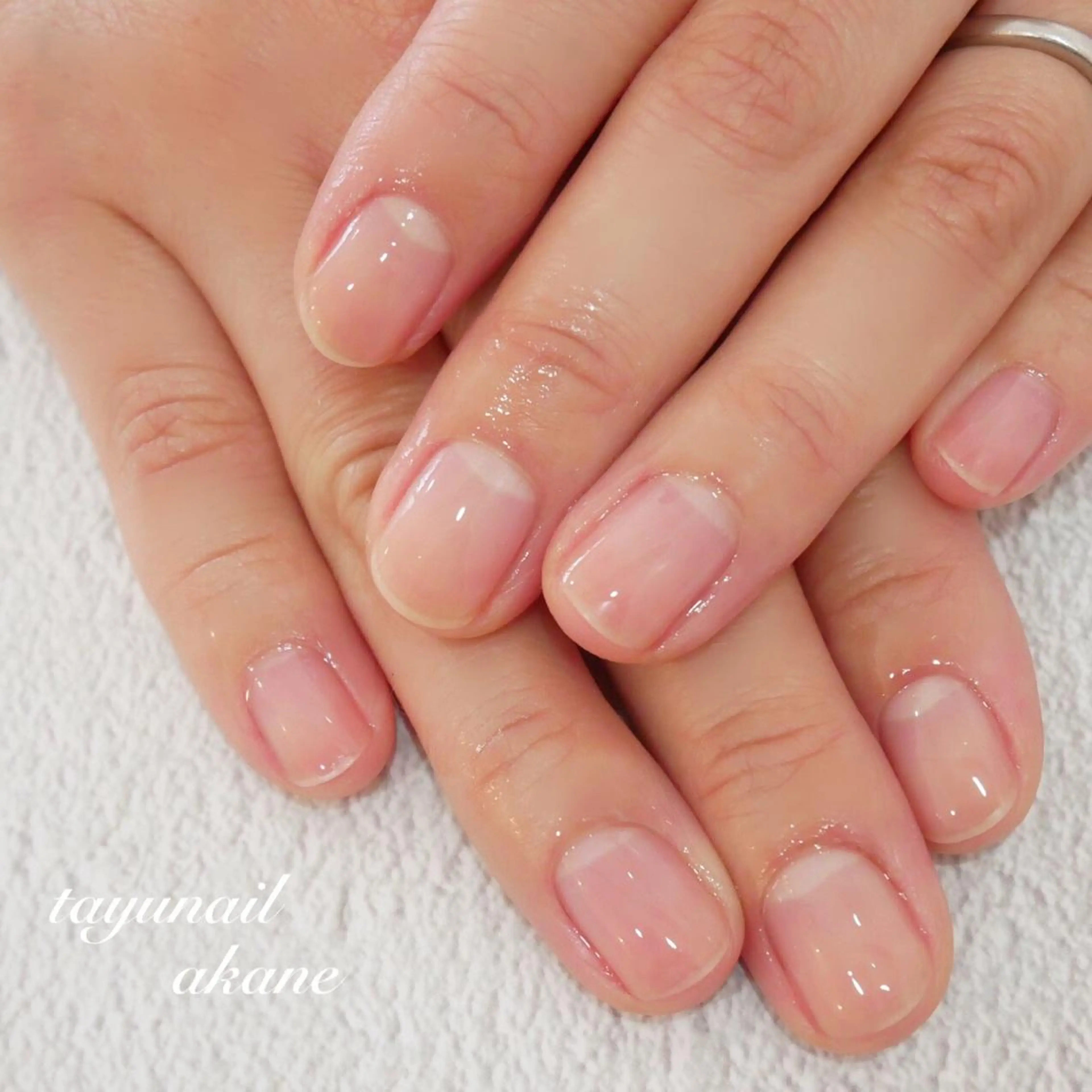 ネイル ブルー ジェルネイル パラジェル 春ネイル 夏ネイル オフのみ(ネイル) ネイルサロン・ネイルスクール　たゆnail所属・ネイルサロン 【たゆnail】のネイルデザイン