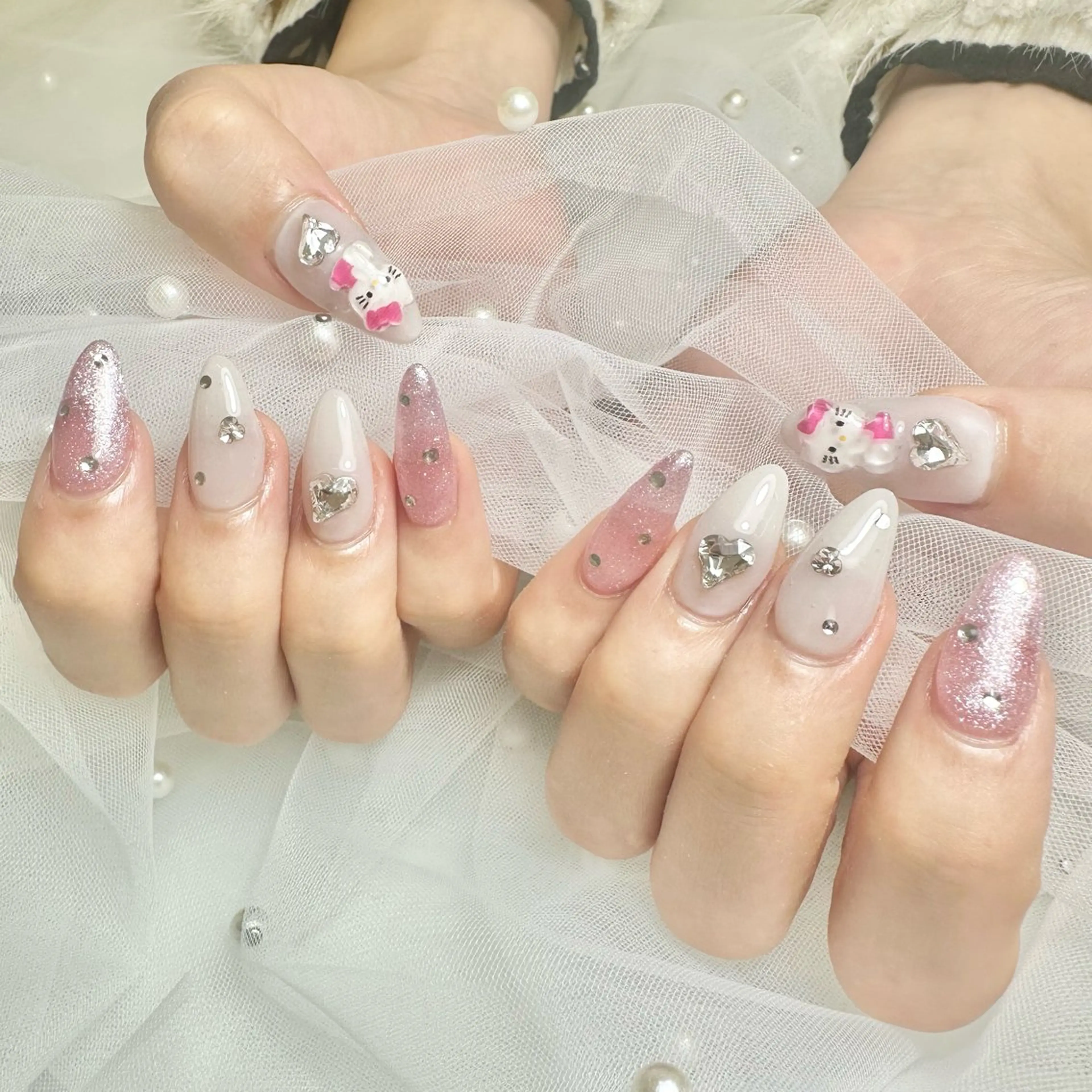 ネイル ハンドネイル nami🐰🎀 堺筋本町ネイルサロンのネイルデザイン