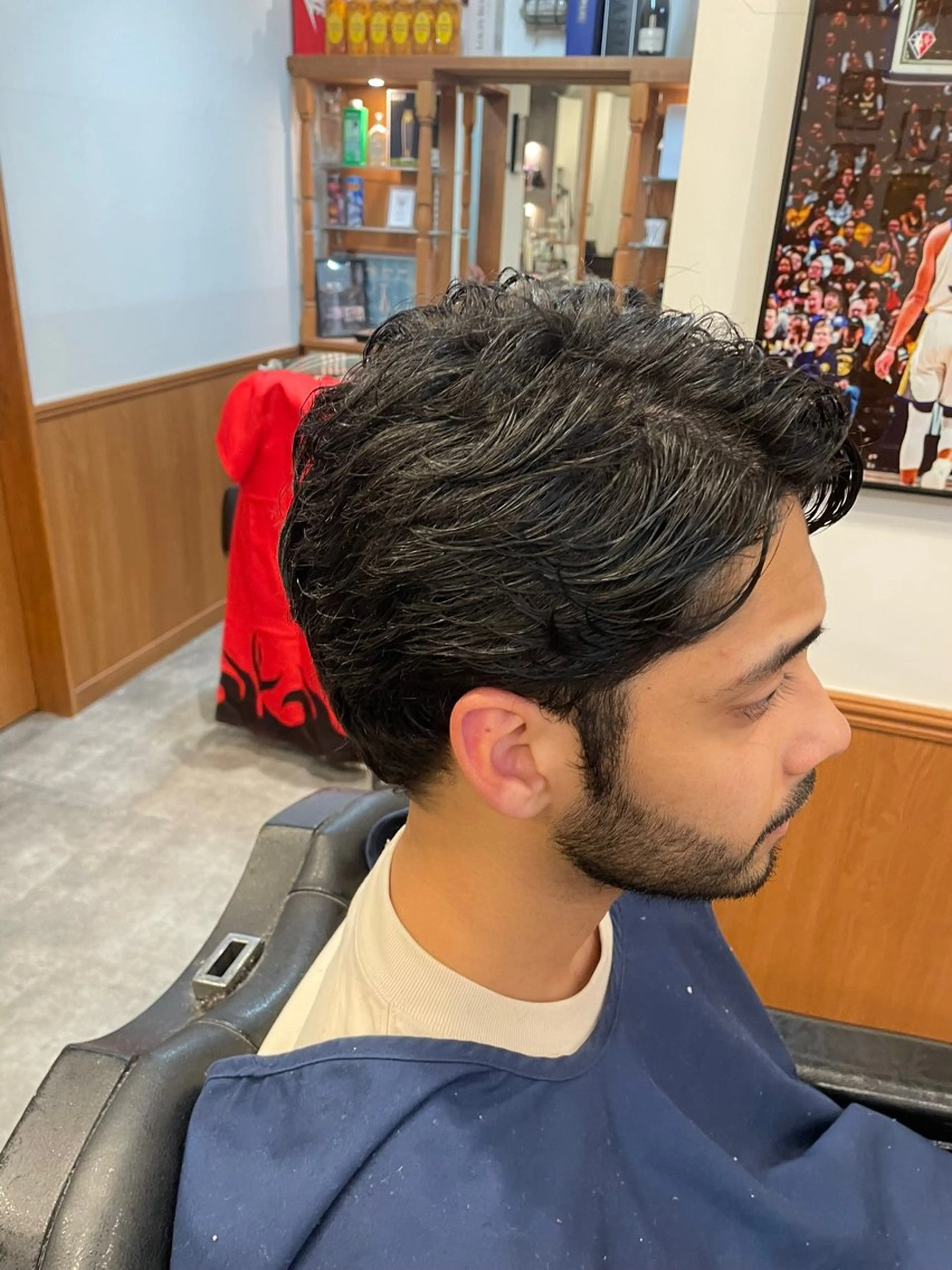 ショート パーマ メンズ BLAZEMAN所属・石毛 李奈のヘアスタイル