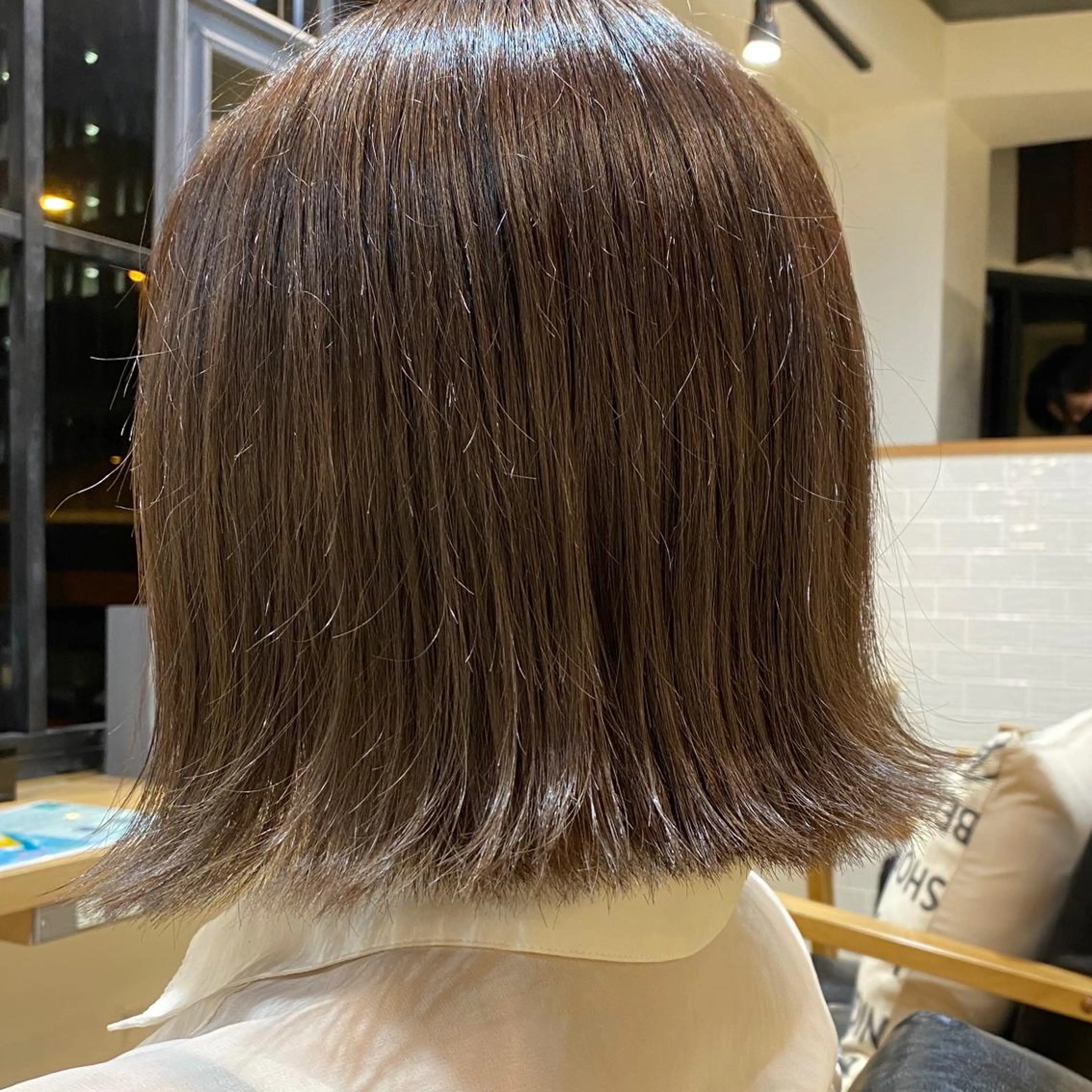 ショート カラー 艶カラー/韓国顔周り 🎀mamiのヘアスタイル