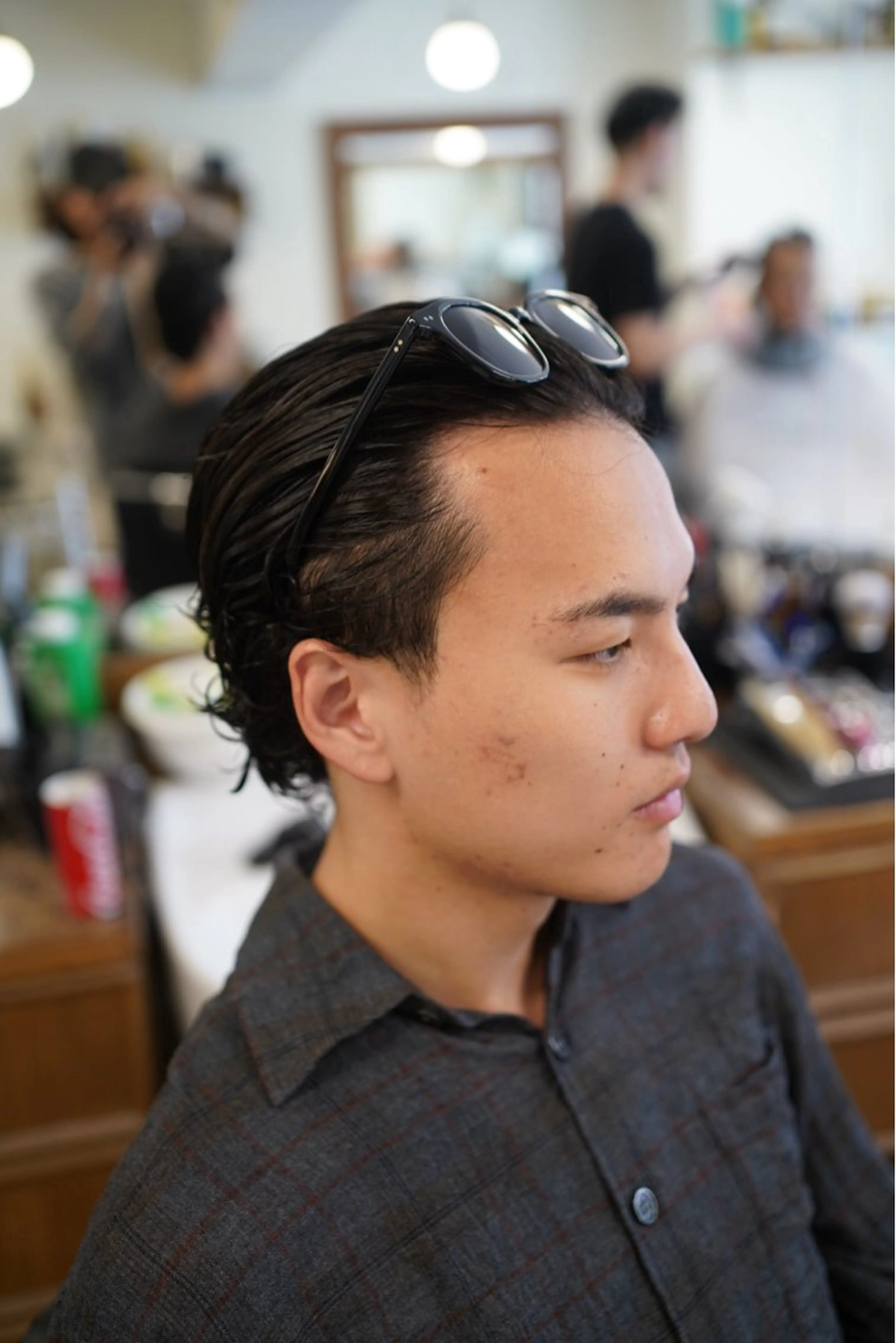パーマ メンズ フェードカット メンズパーマ スキンフェード メンズツイストパーマ ツイストパーマ カット パーマ ヘアーサロンチョップショップ所属・吉祥寺駅 takumiのヘアスタイル