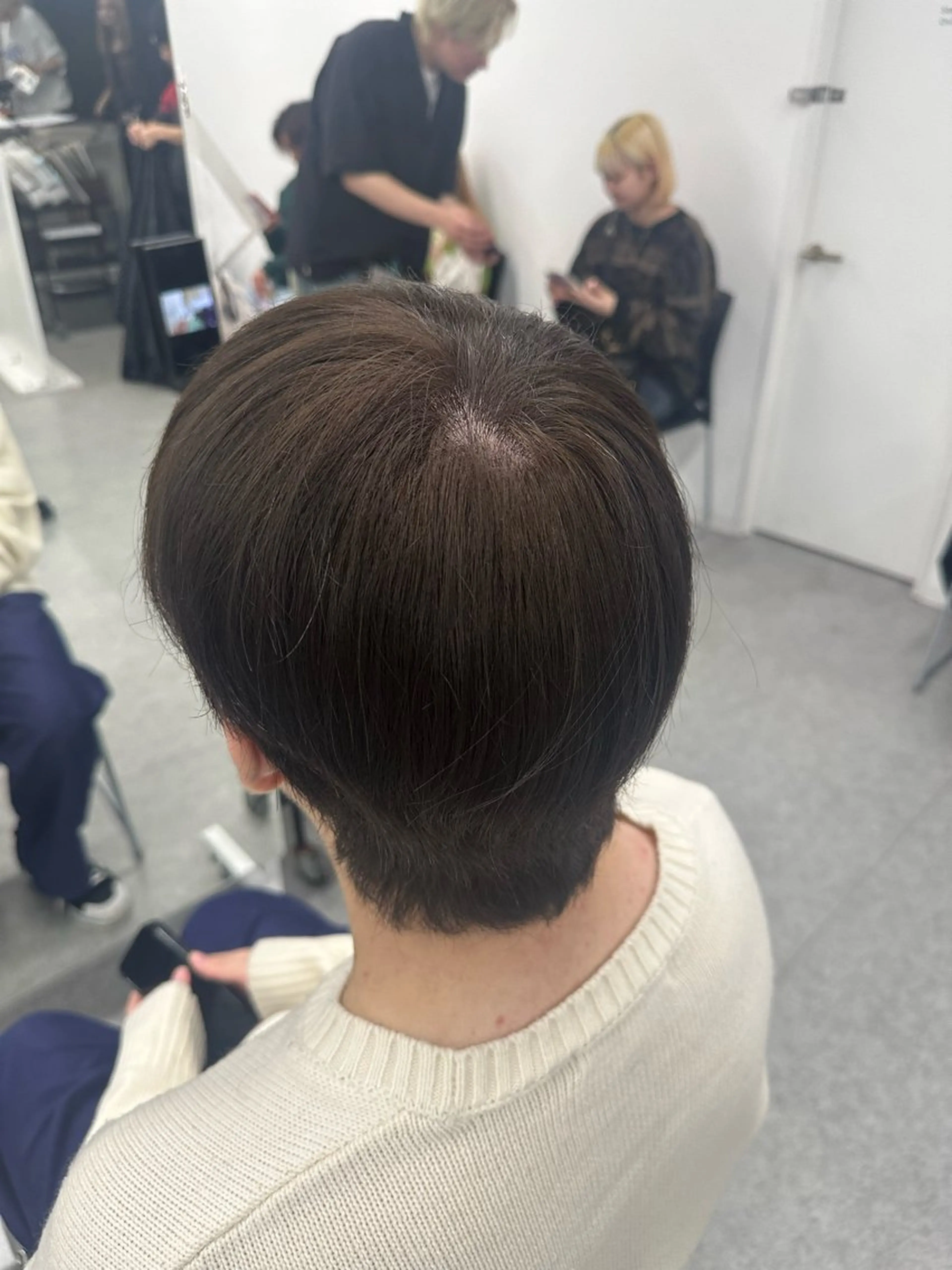 ショート カラー 髪質改善 トリートメント 🐺メンズパーマ マッシュ　あさひ🐺のヘアスタイル