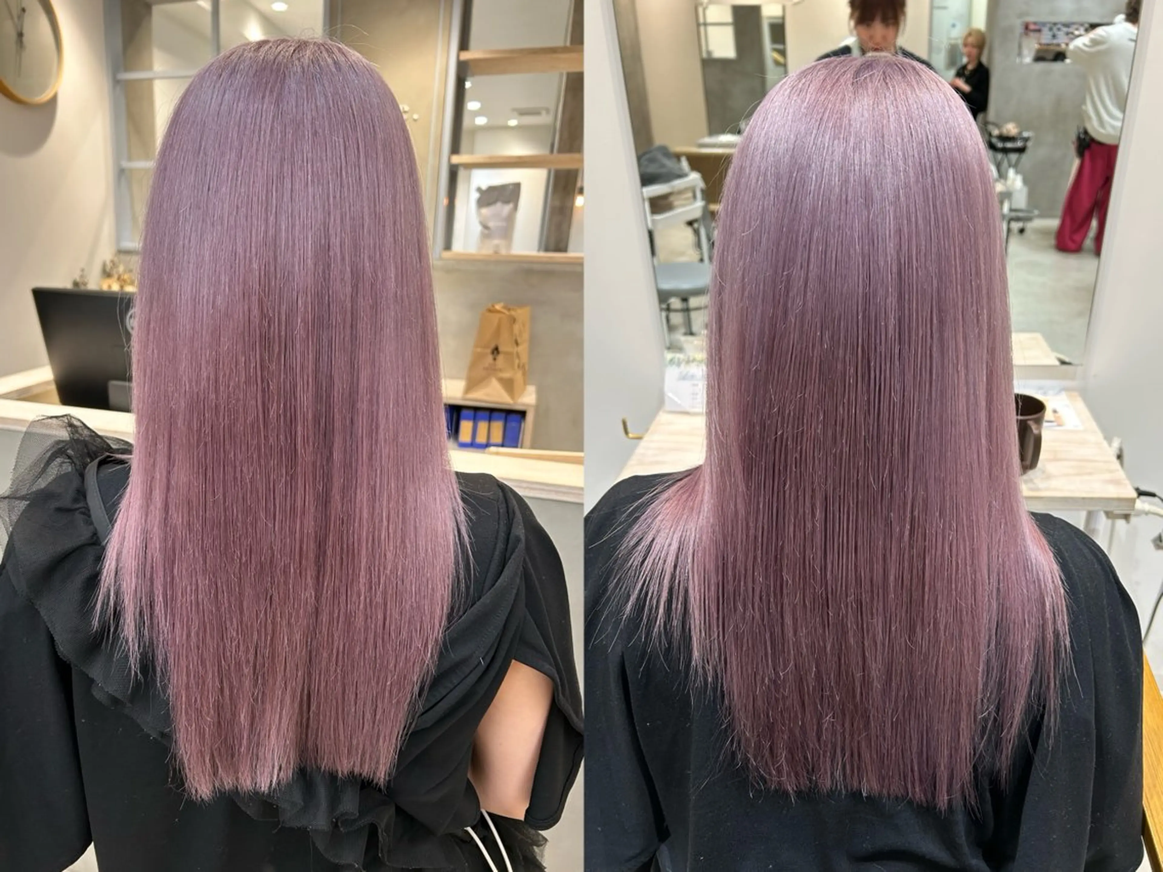 カラー カット miu🌝 ハイライト/一宮のヘアスタイル