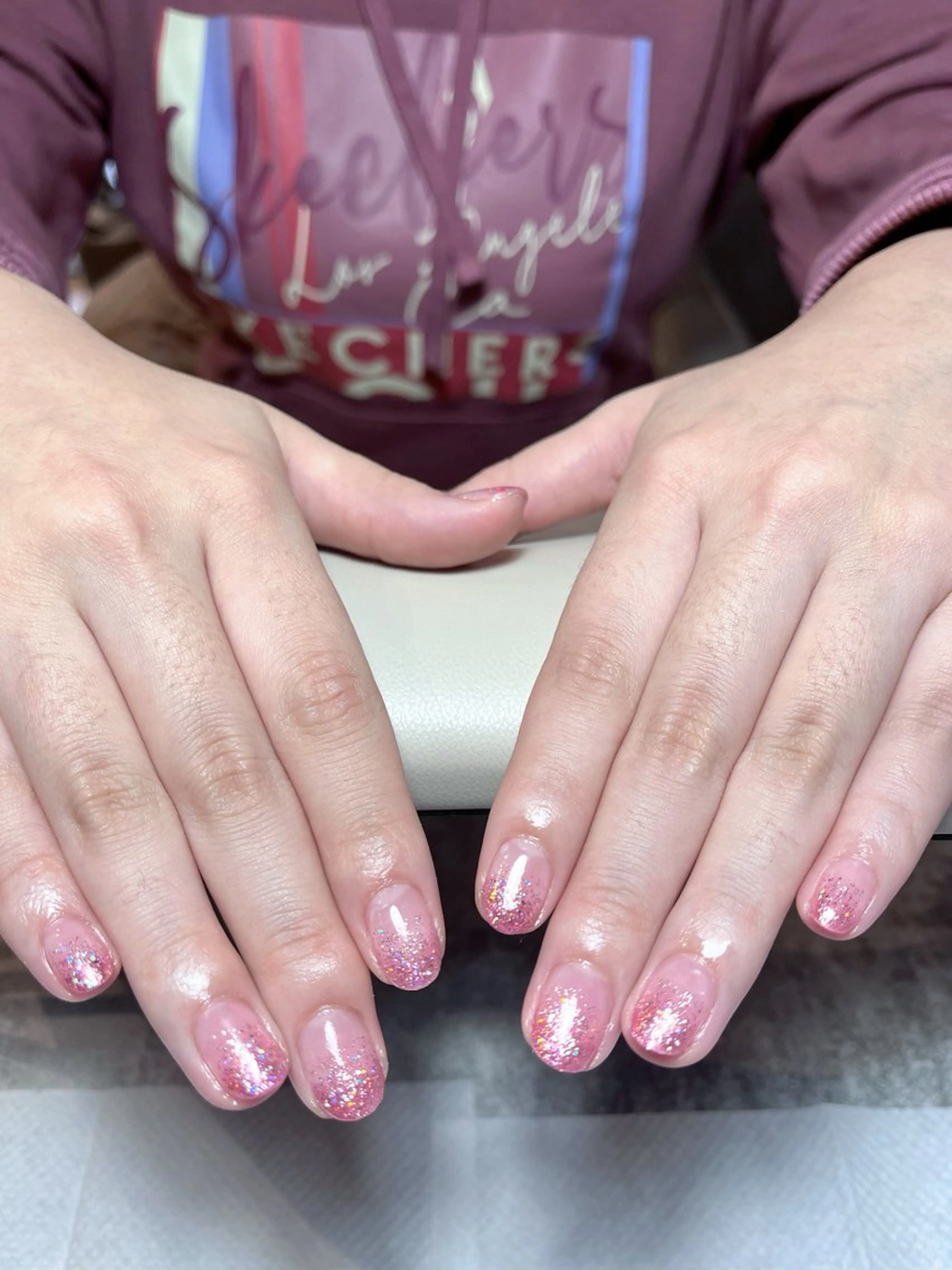 ネイル Kazane長さだし フィルイン持ち込みのネイルデザイン