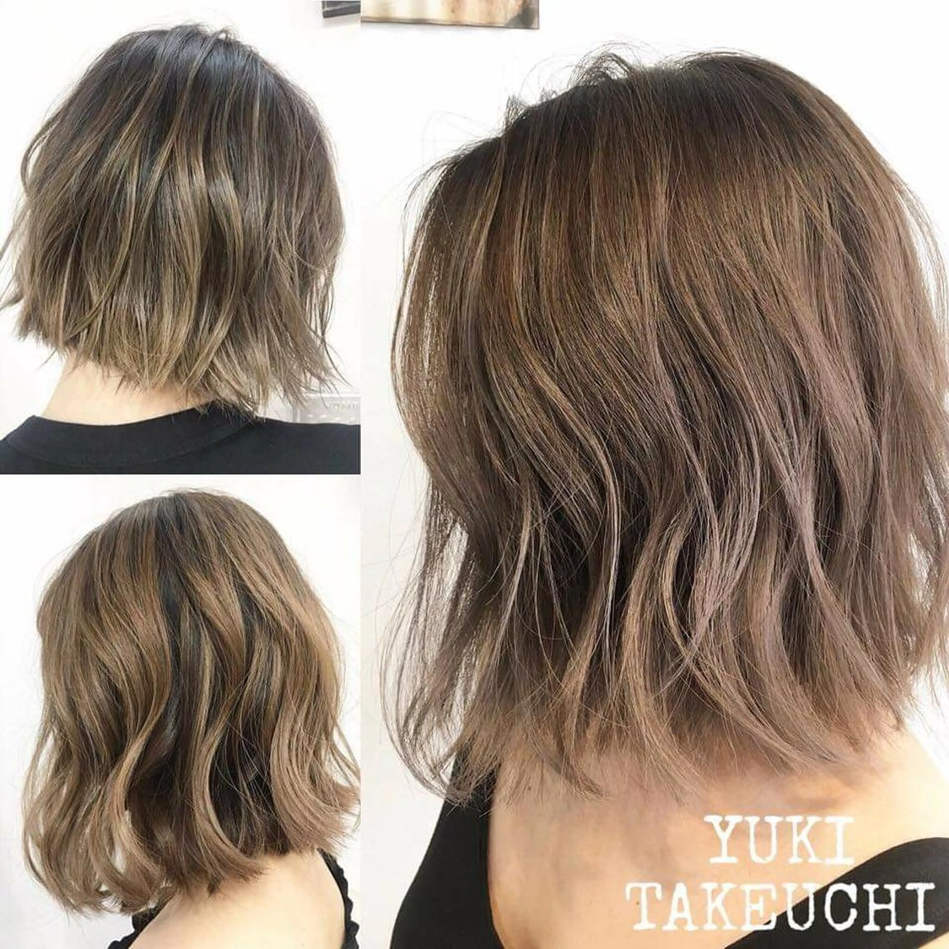 ショート レイヤーカット 武内 由貴のヘアスタイル