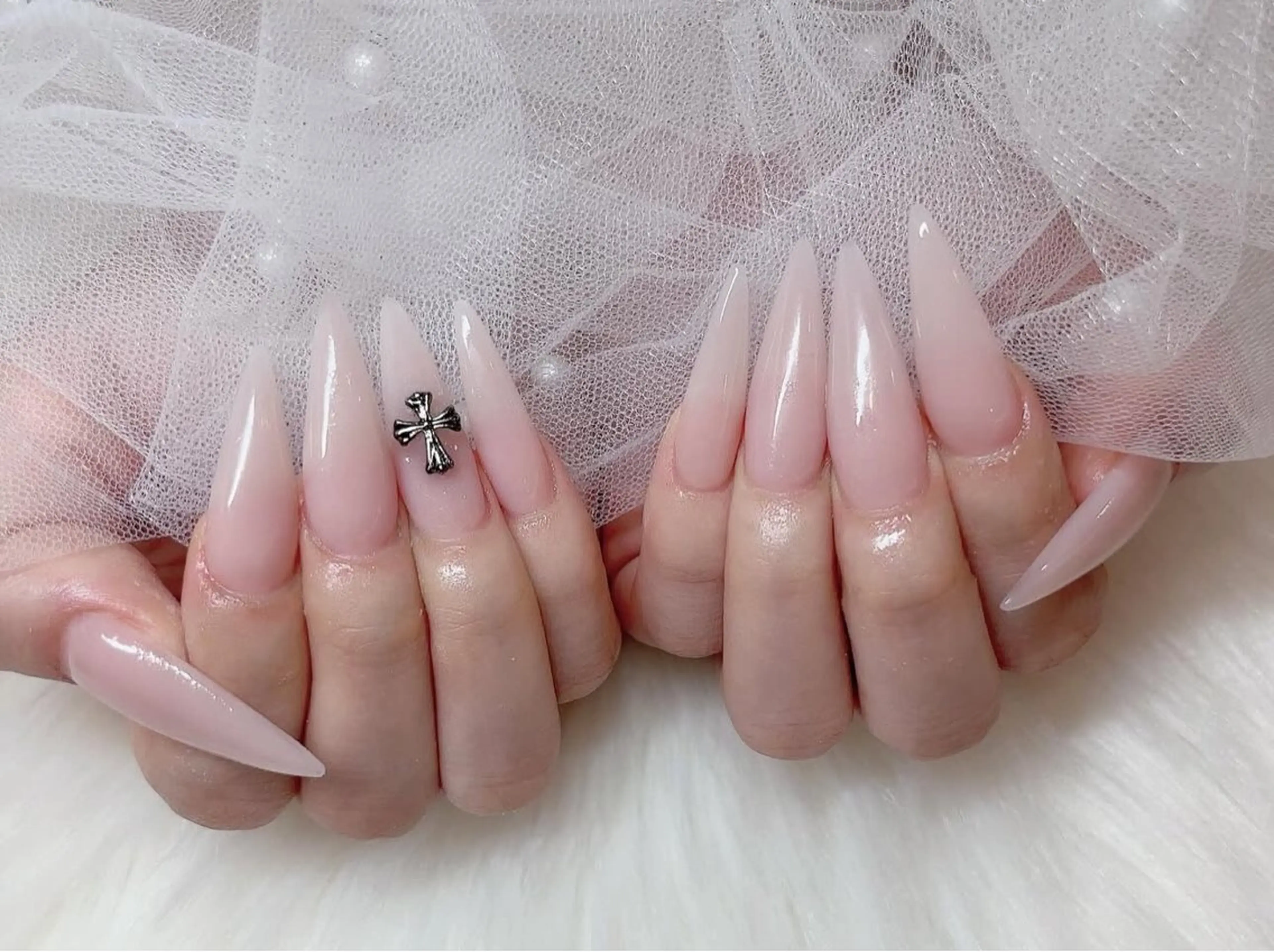 ネイル アートネイル 成人式 ジェルネイル ニュアンスネイル 夏ネイル ハンドネイル neco H.babynailのネイルデザイン