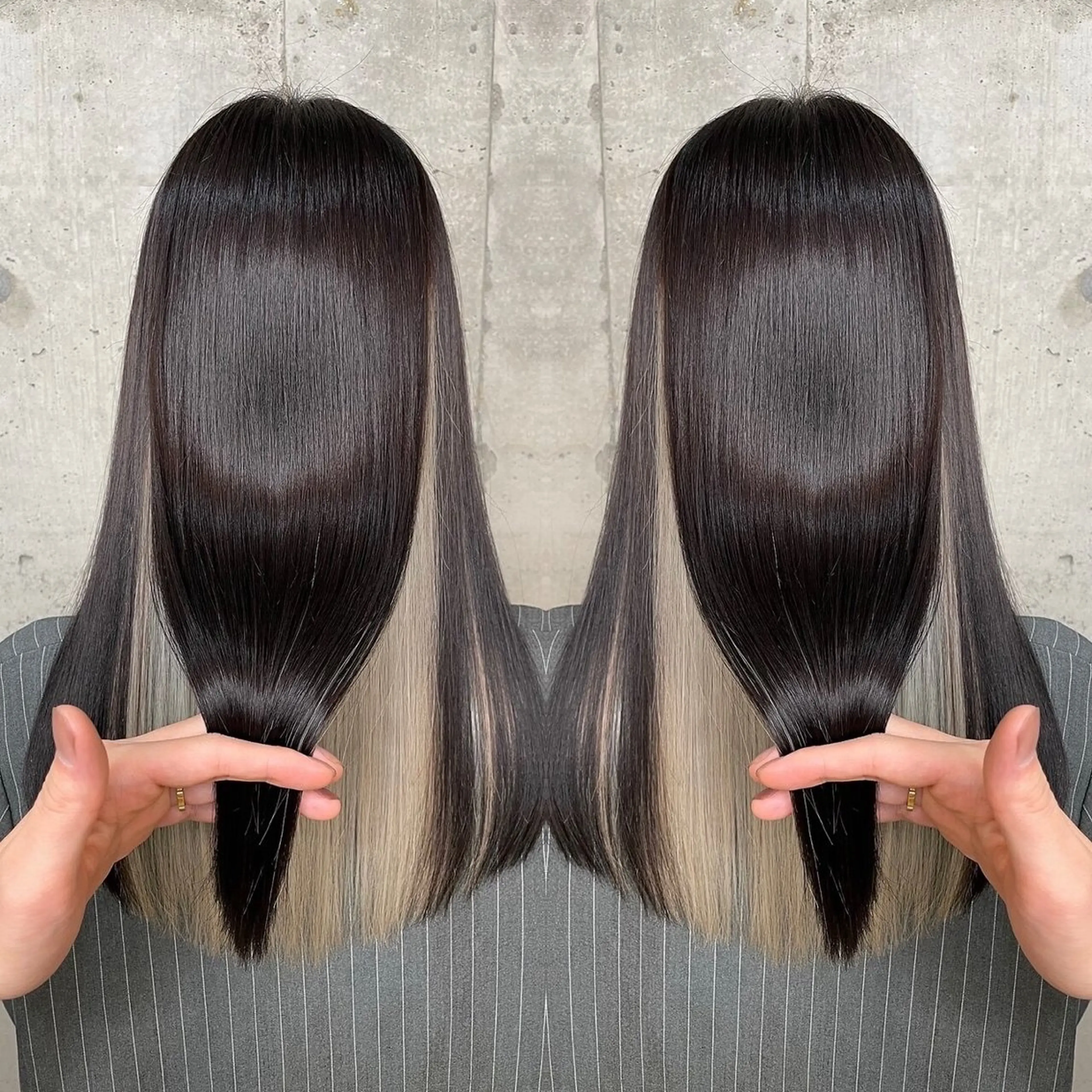 ロング カラー 新宿/髪質改善/ 縮毛矯正/松永ゆいのヘアスタイル
